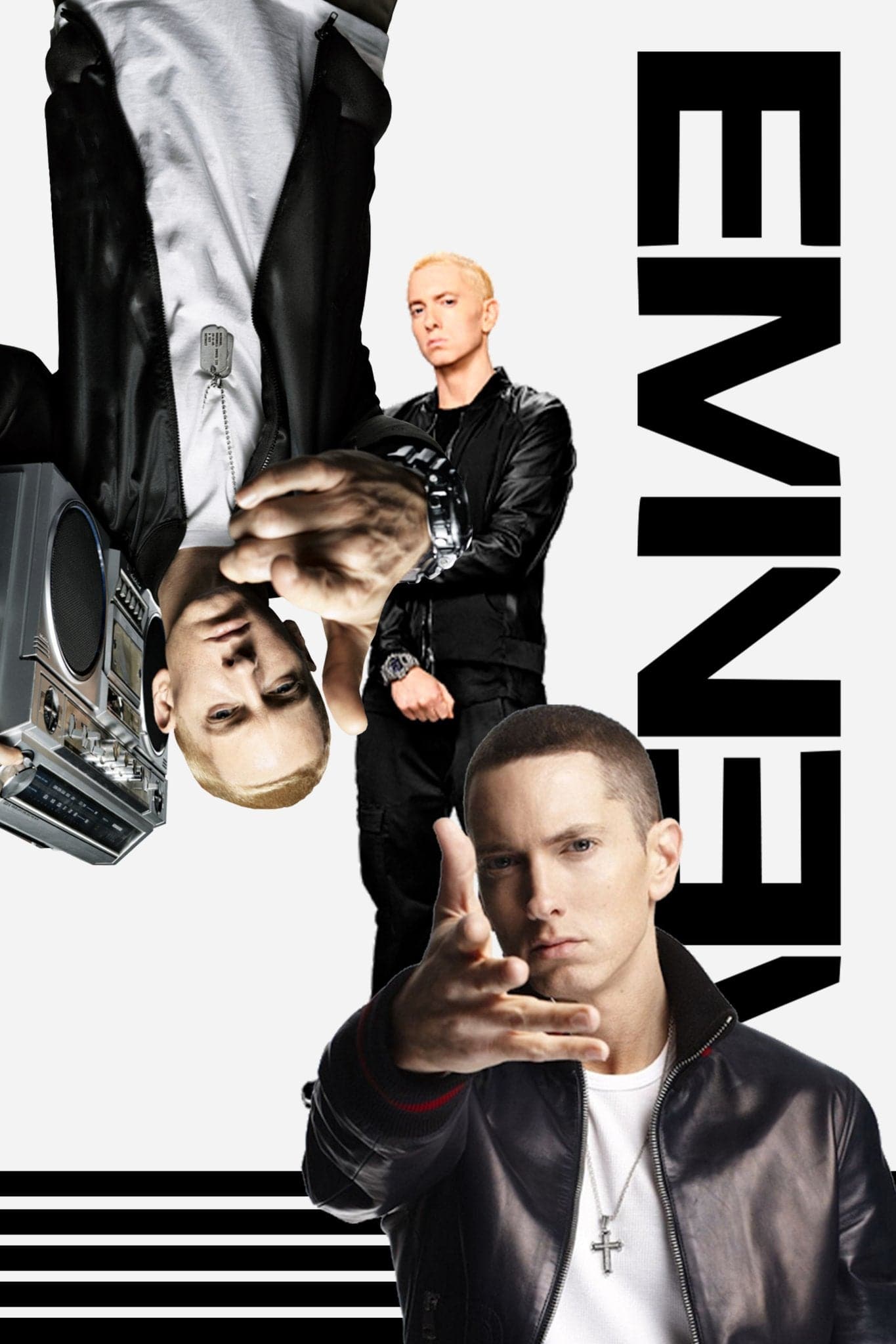 Eminem Rap God Myxtur Eminem Rap God Tribute Metal Poster (A5)