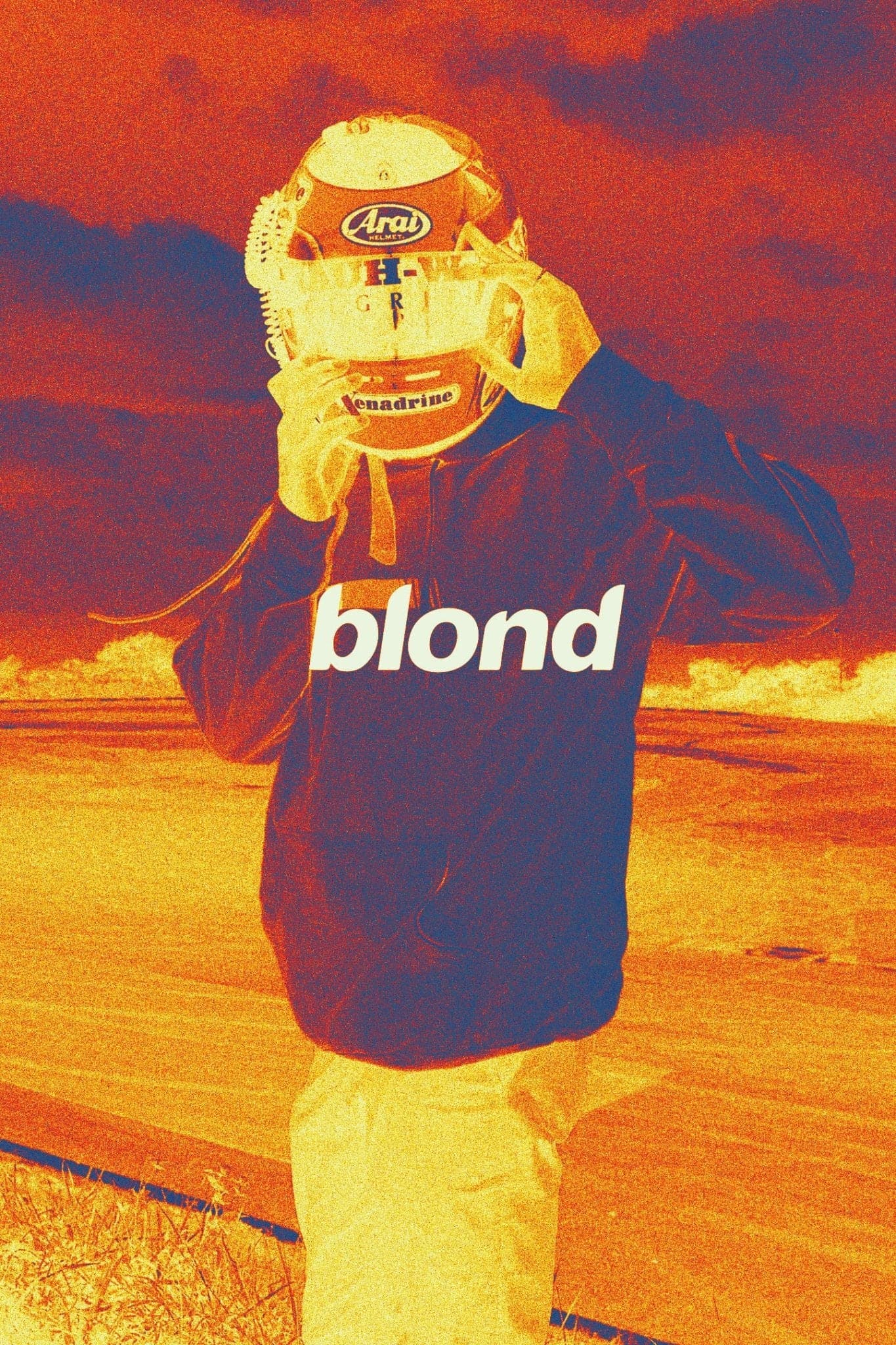 Frank Ocean ‘Blond Thermal Biker’ Poster - Posters Plug