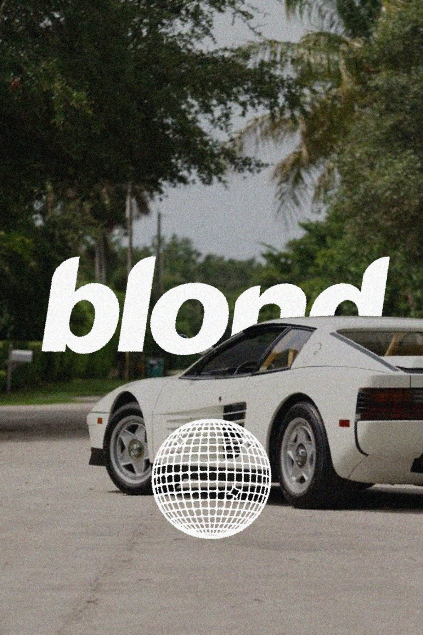 Frank Ocean ‘Blond White Ferrari’ Poster - Posters Plug