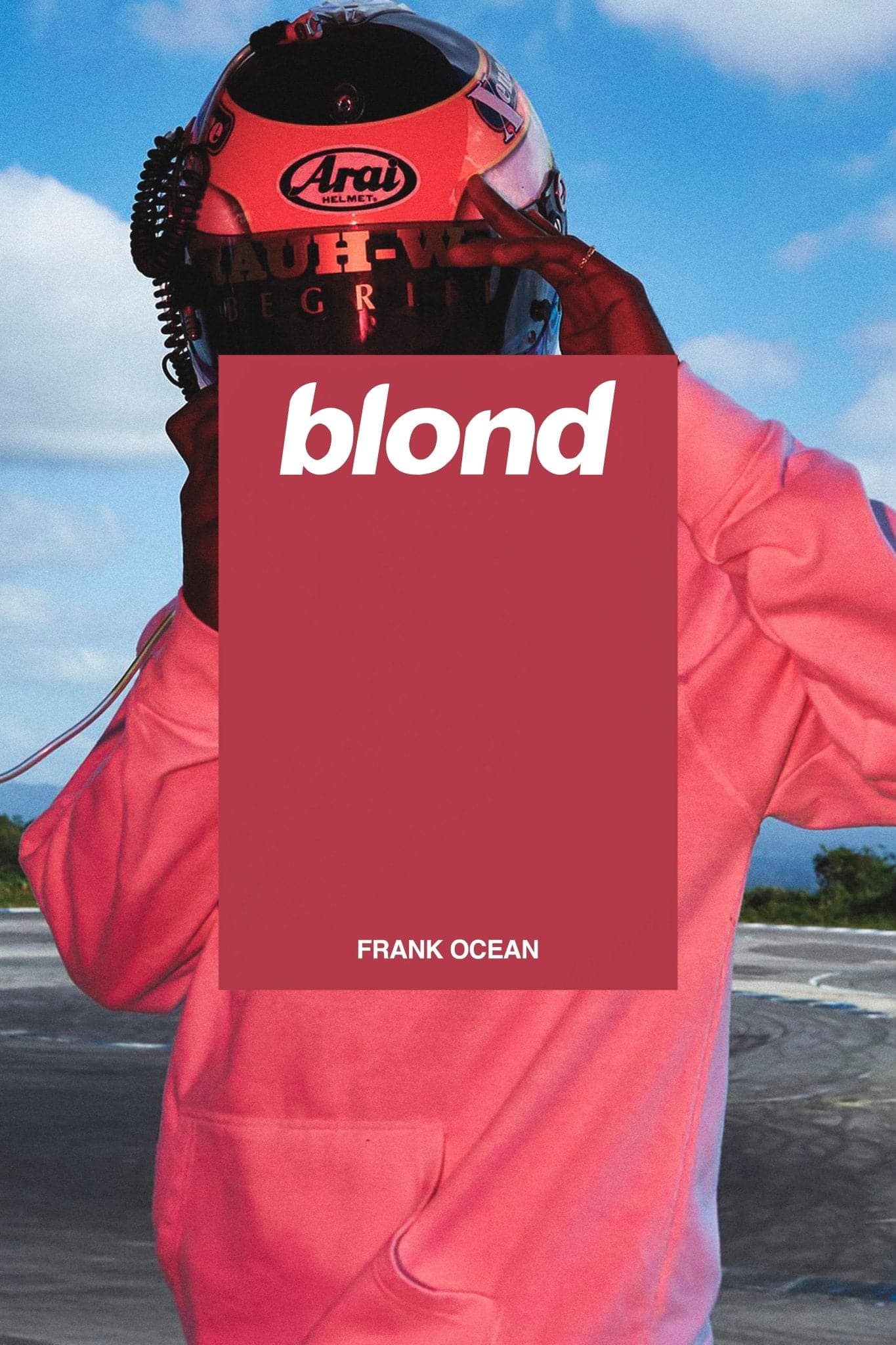 Frank Ocean 'Blonde Box' Pink Poster - Posters Plug