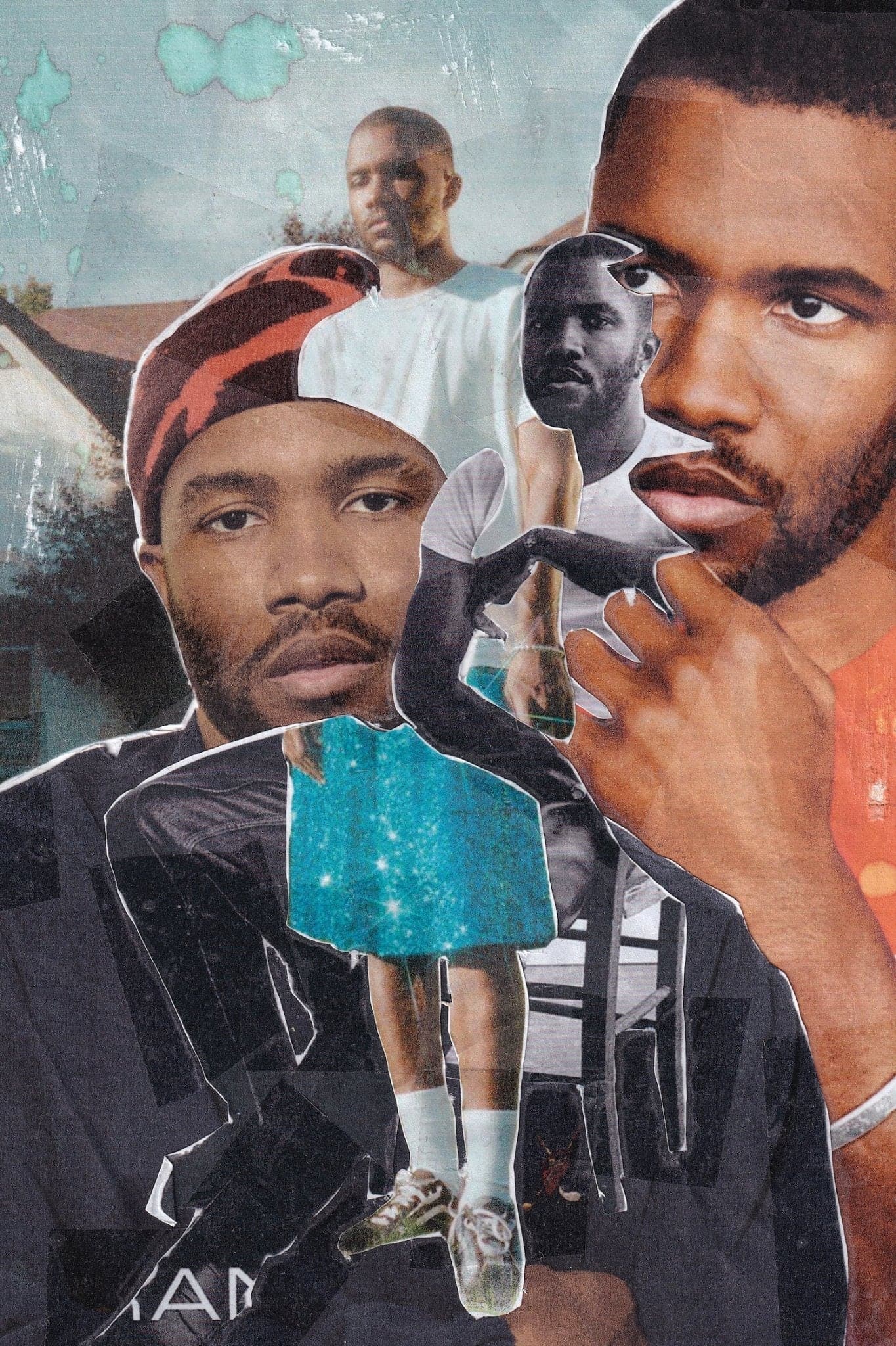 Frank Ocean Collage Poster - Posters Plug