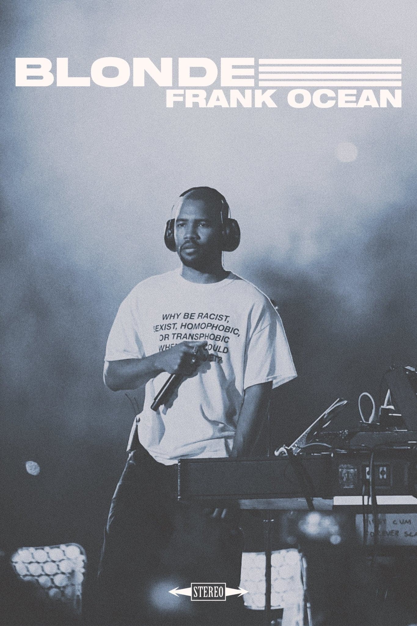 Frank Ocean ‘Faded Blue’ Stage Poster - Posters Plug