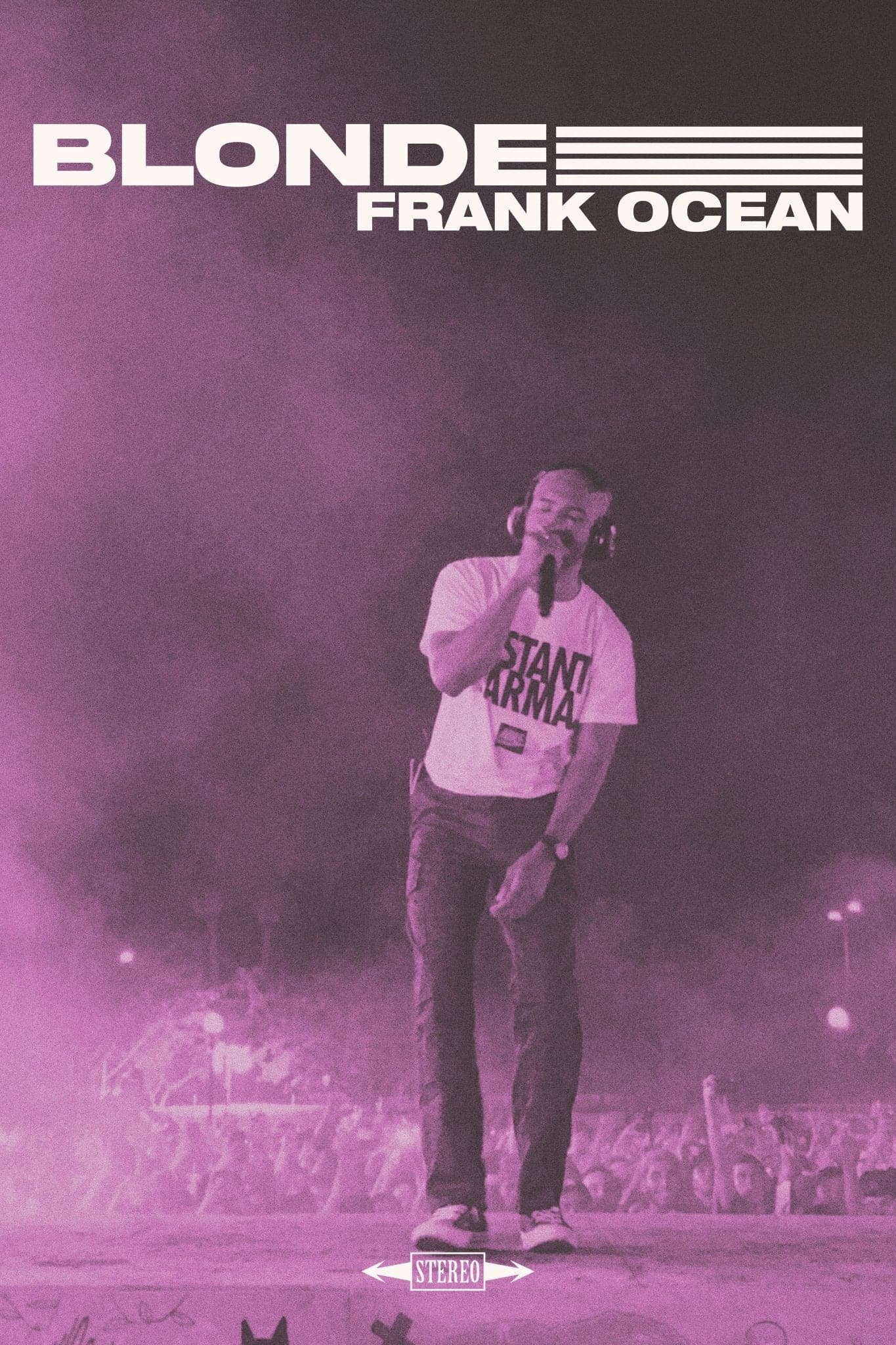 Frank Ocean ‘Purple Stage’ Poster - Posters Plug