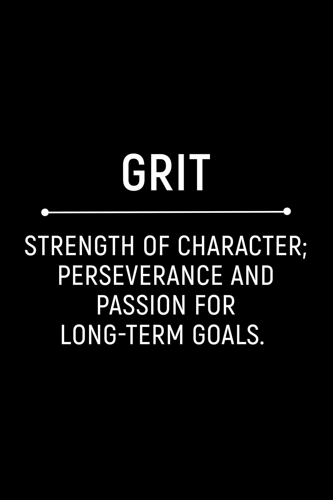 ‘GRIT’ Poster - Posters Plug