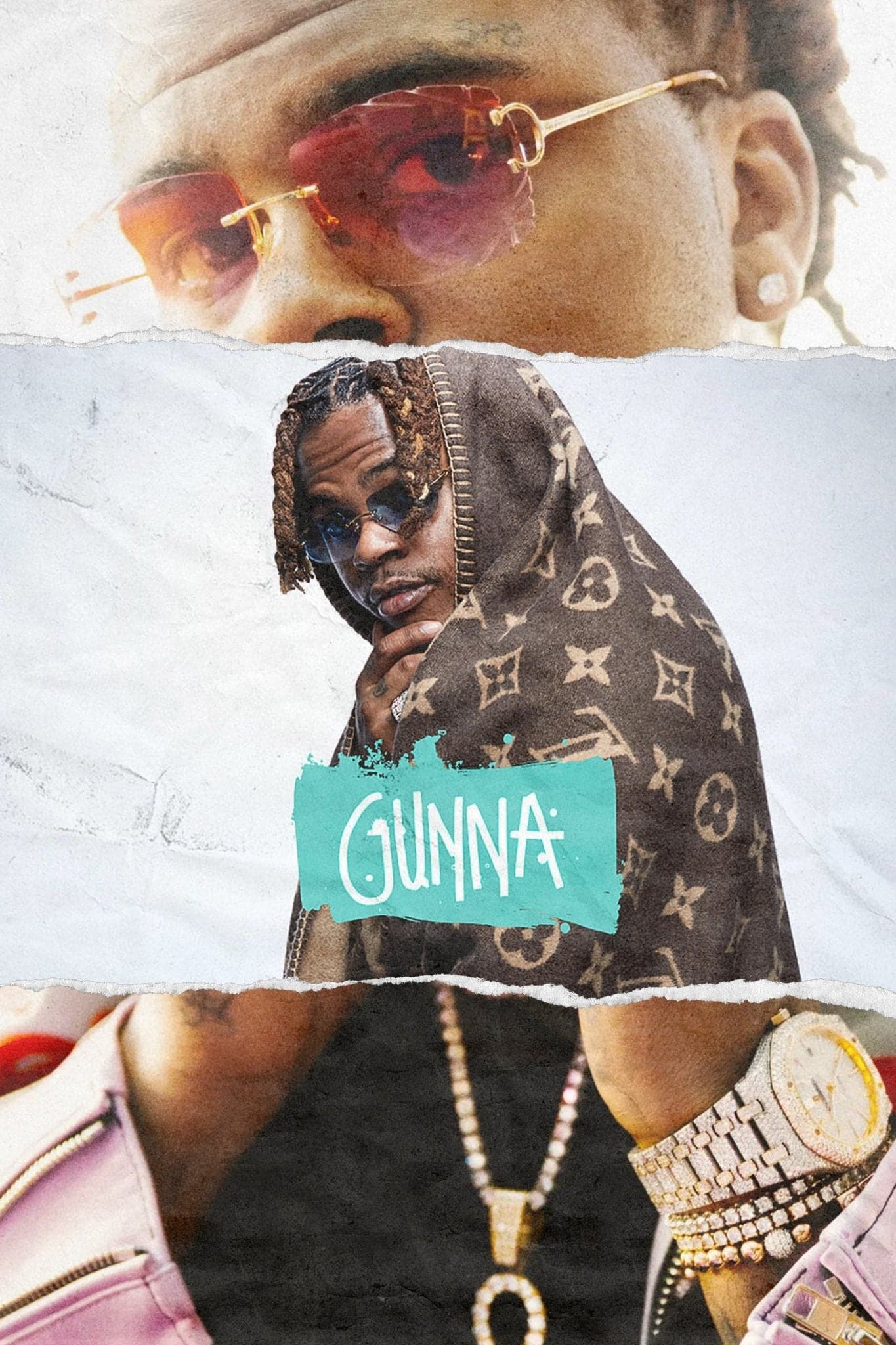 Gunna 'Split Screen' Poster - Posters Plug