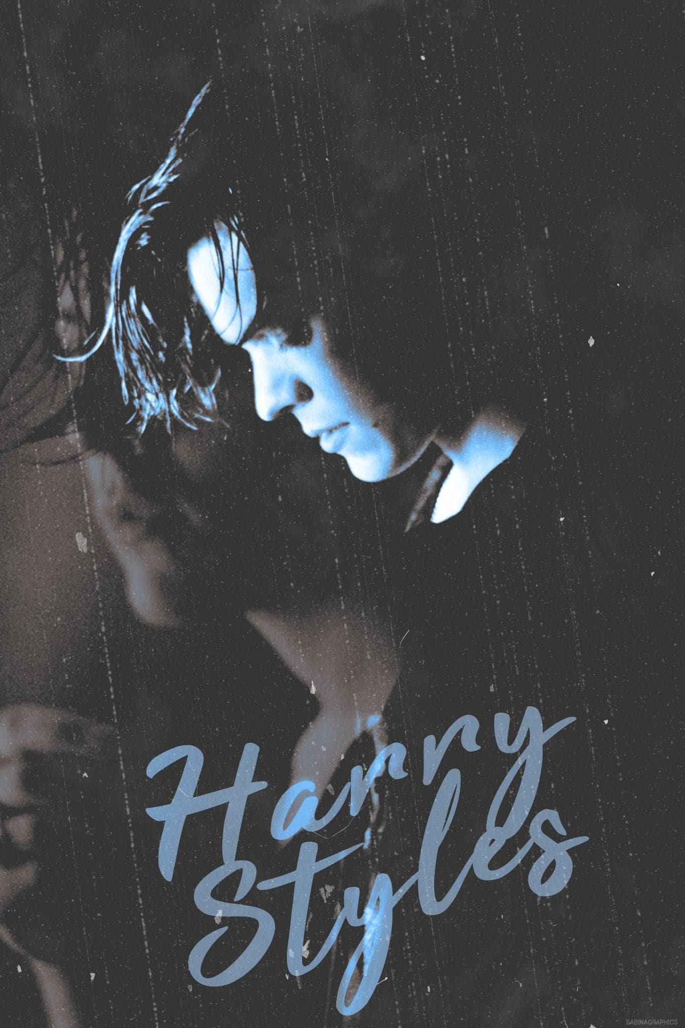 Harry Styles ‘Blue Lines’ Poster - Posters Plug