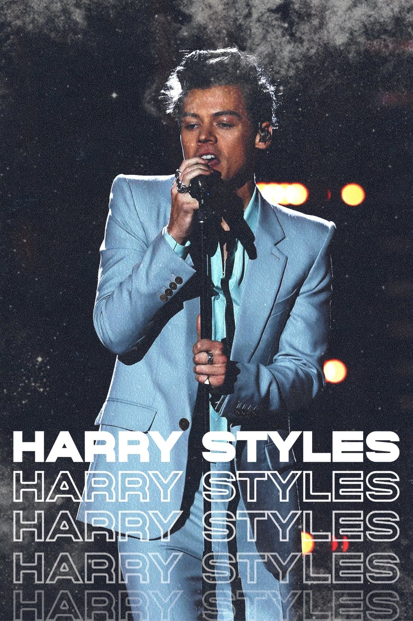 Harry Styles 'Blue Suit' Poster - Posters Plug