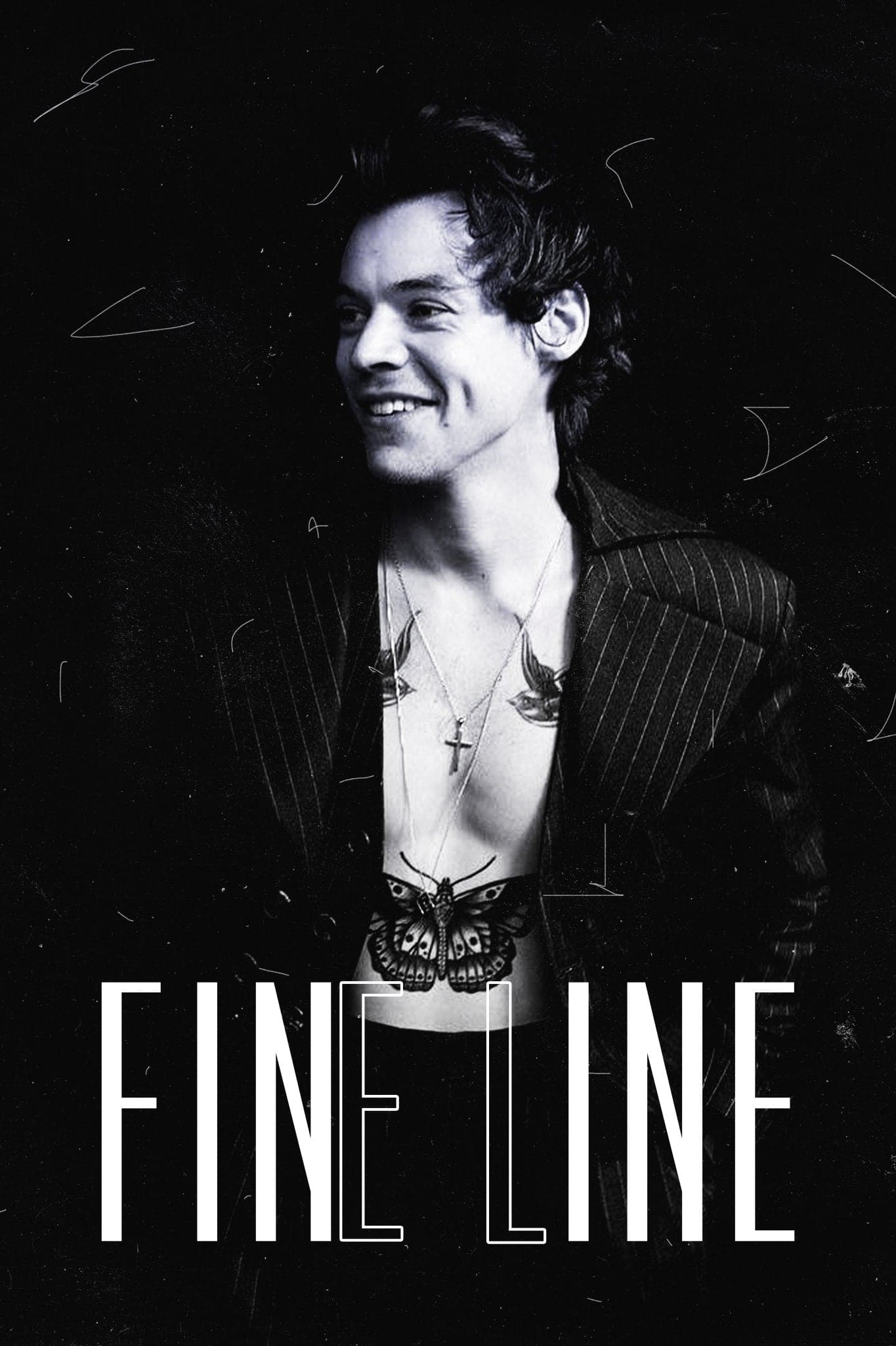 Harry Styles ‘B&W Fine Line’ Poster - Posters Plug