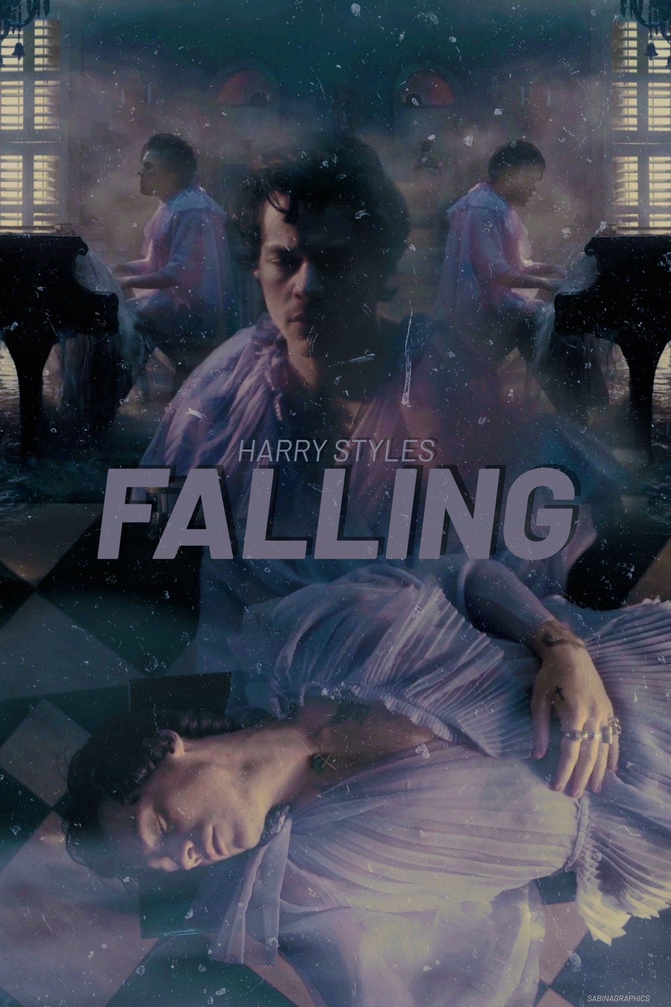 Harry Styles ‘Falling’ Poster - Posters Plug