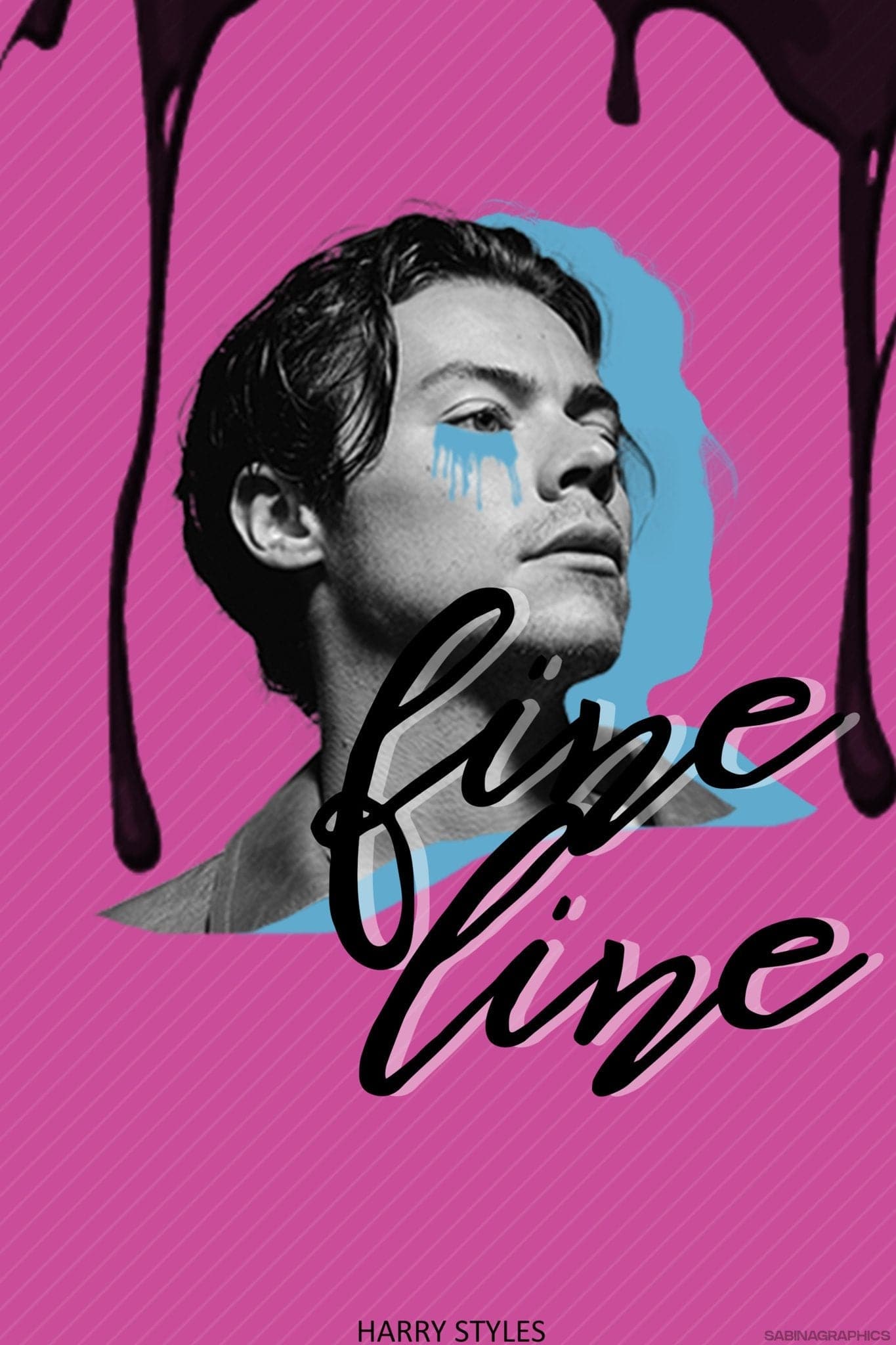 Harry Styles 'Pink Fine Line' Poster - Posters Plug