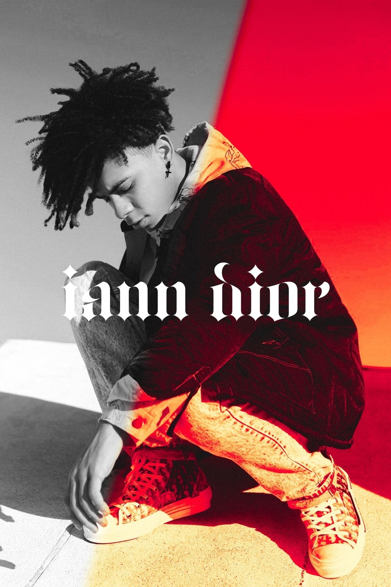 Iann Dior 'Gradient' Red Poster - Posters Plug