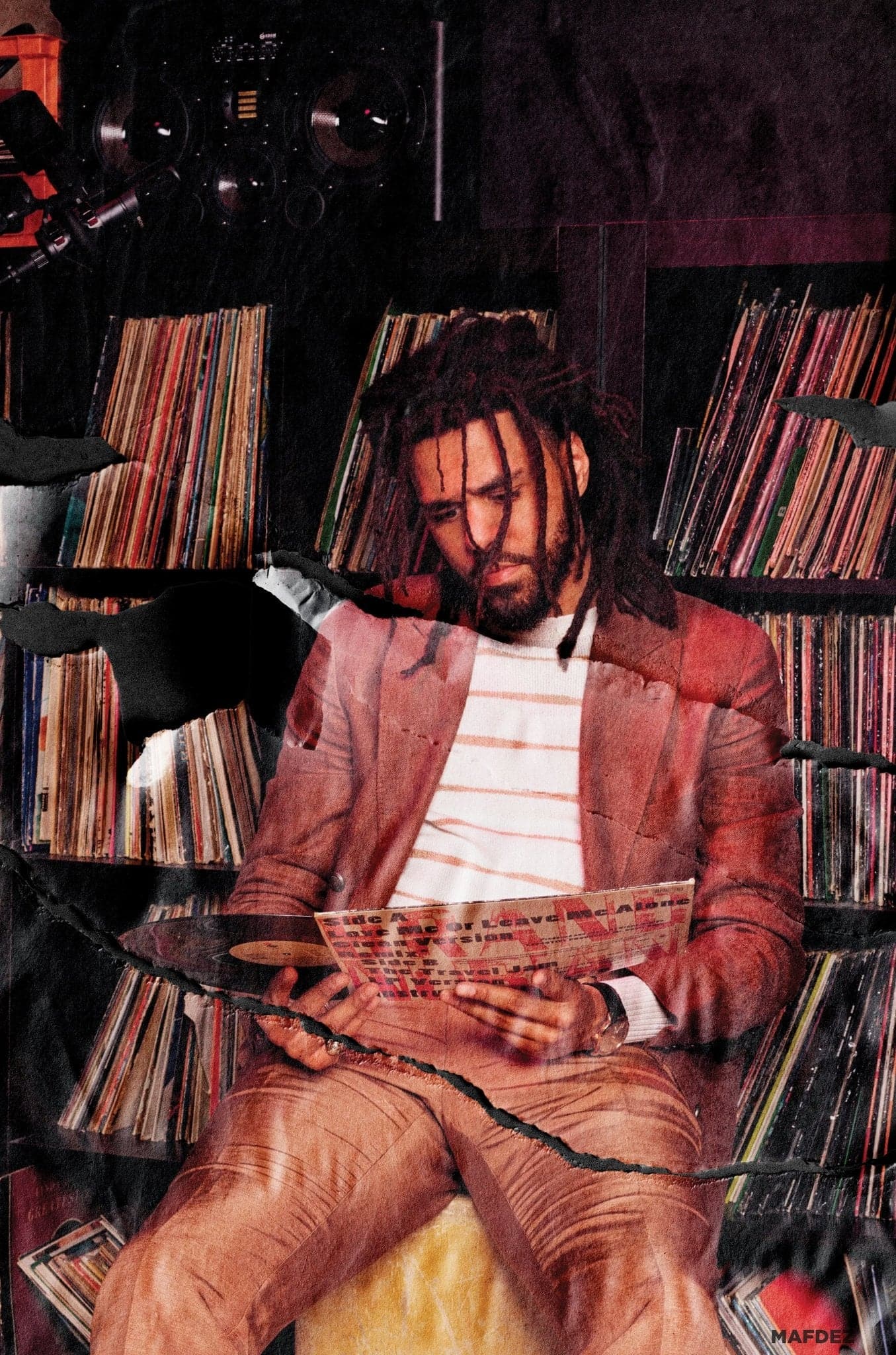 J. Cole 'No Features' Poster - Posters Plug