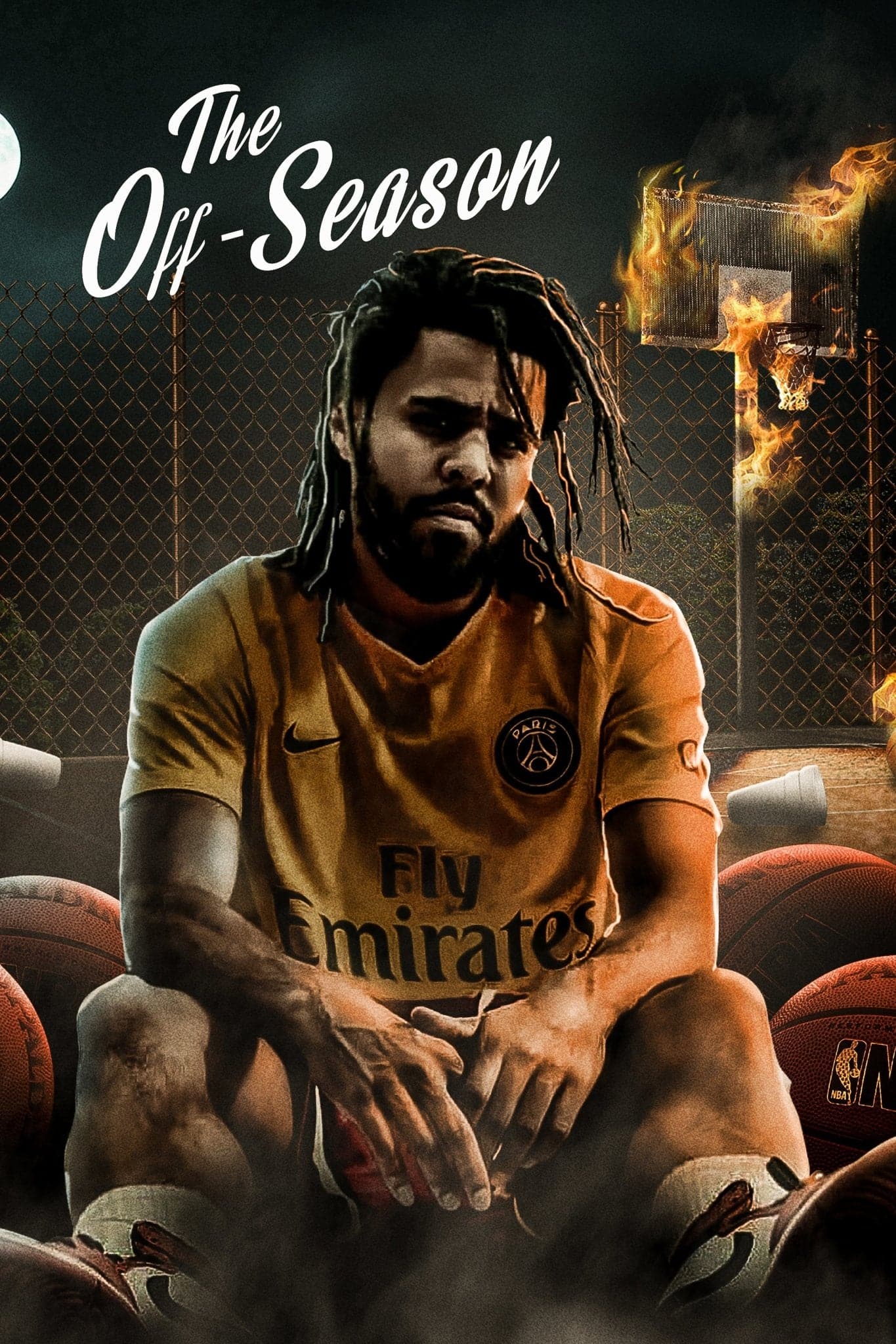J.Cole ‘The Off Season Fire’ Album Poster - Posters Plug