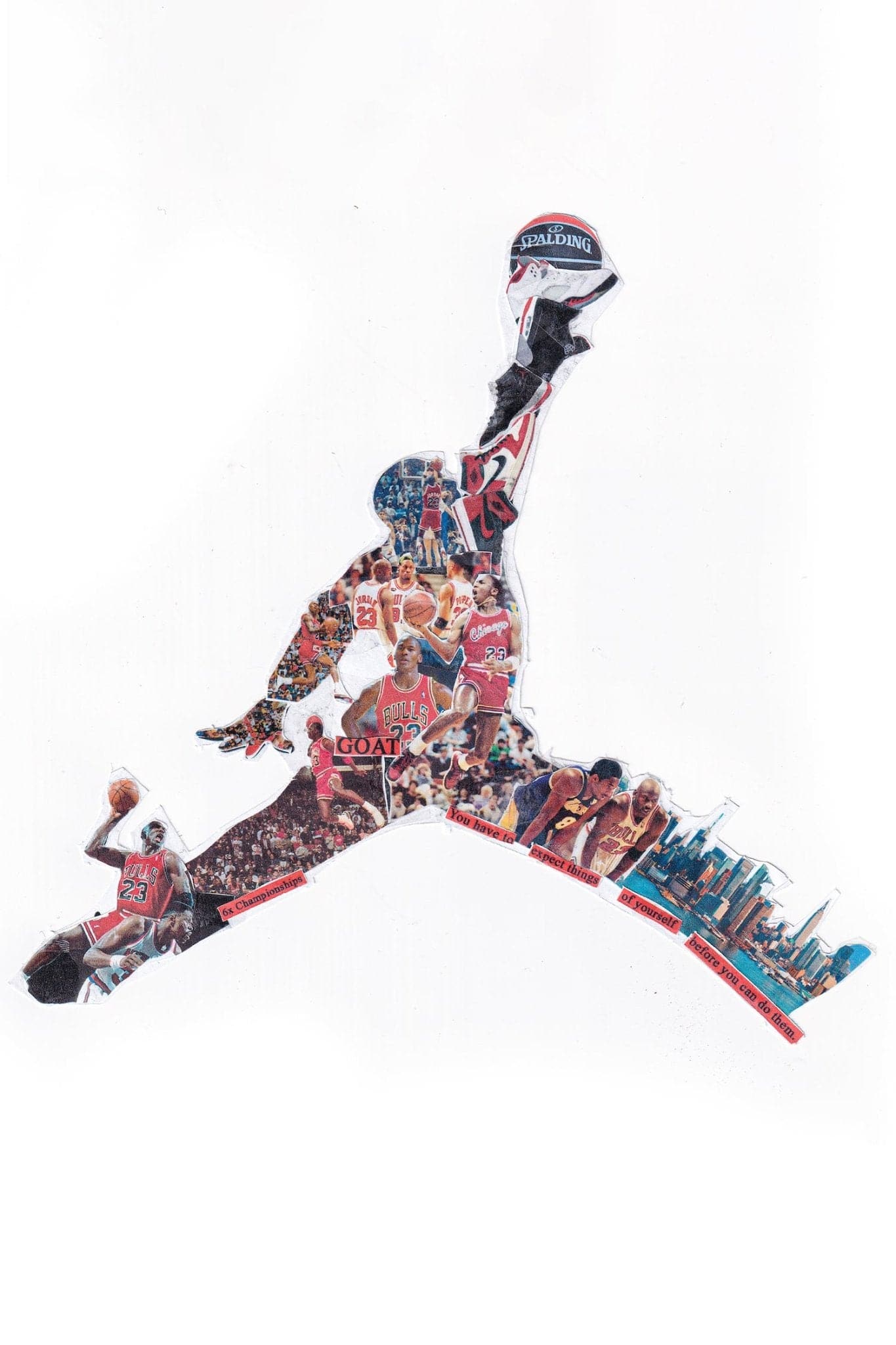 Jordan 'LOGO' Collage Poster - Posters Plug