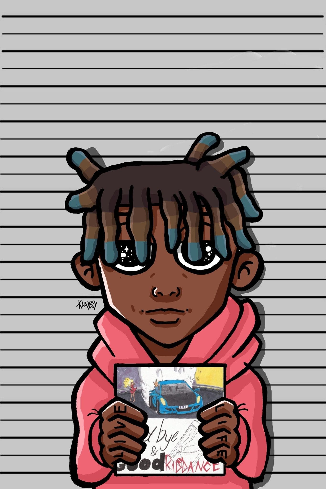 Juice Wrld 'Goodbye & Good Riddance' Mugshot Poster Posters Plug