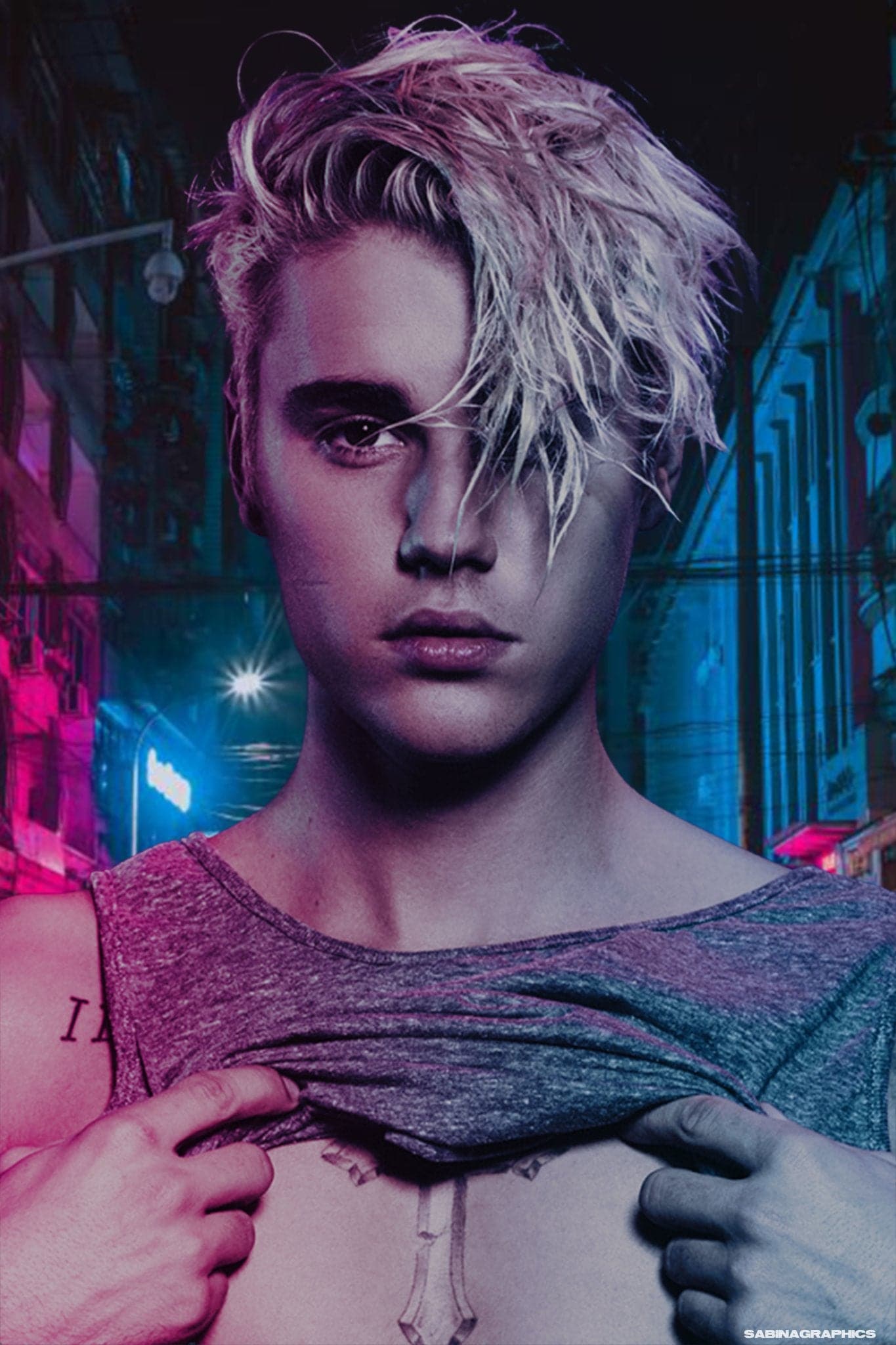 Justin Bieber ‘Neon Nights’ Poster - Posters Plug