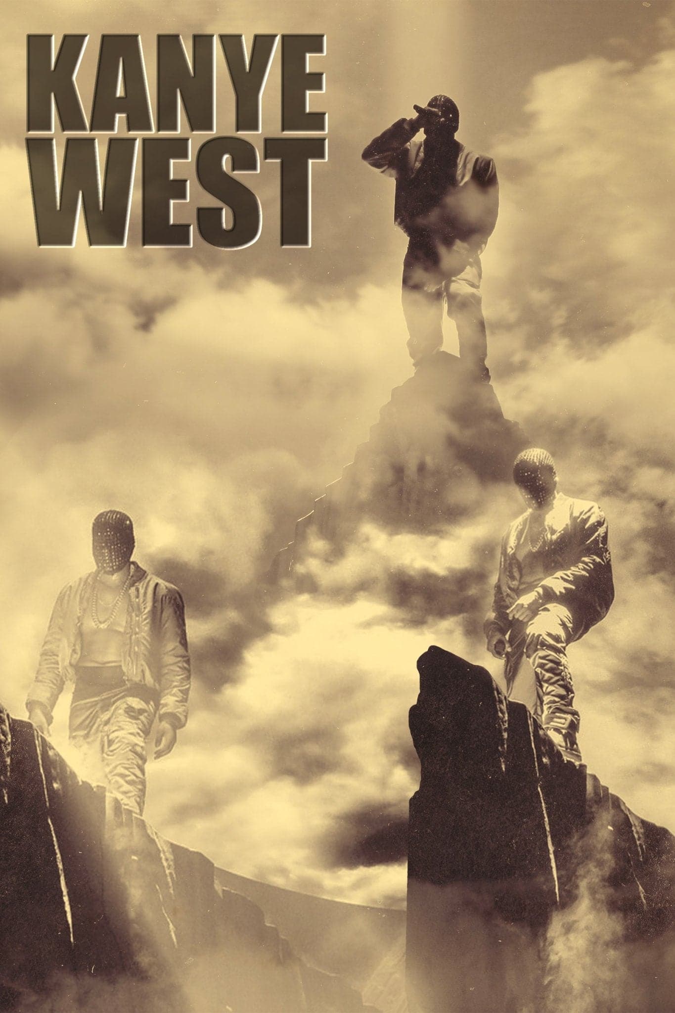 Kanye 'Mountain Top' Poster - Posters Plug