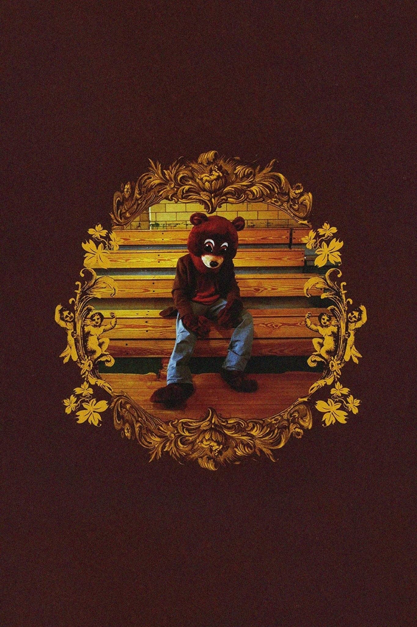 Kanye West ‘College Dropout’ Bleachers Poster - Posters Plug
