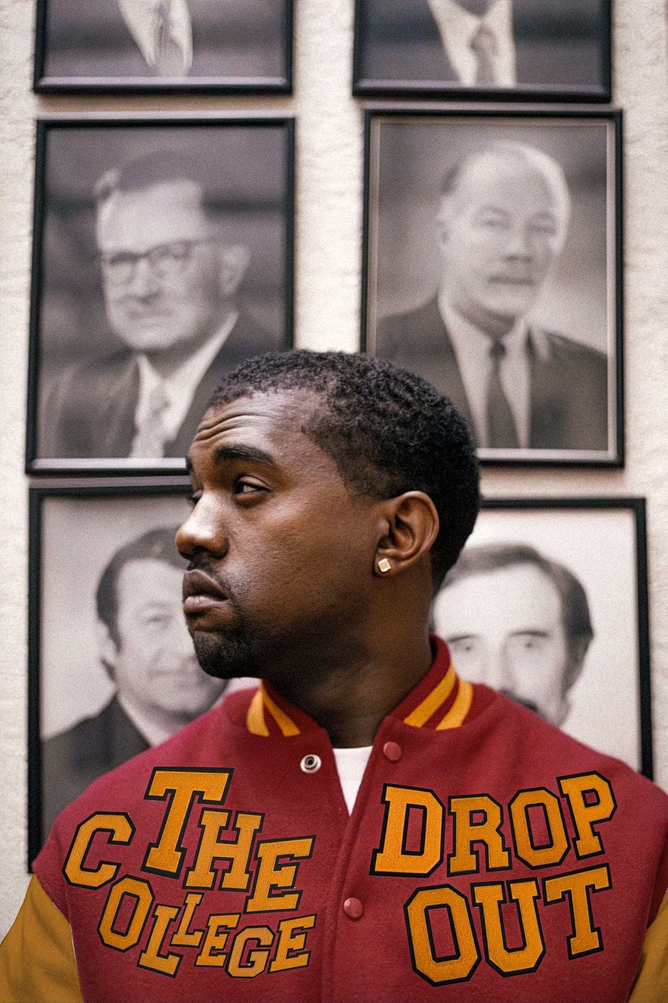 Kanye West 'College Dropout Varsity Jacket' Poster - Posters Plug