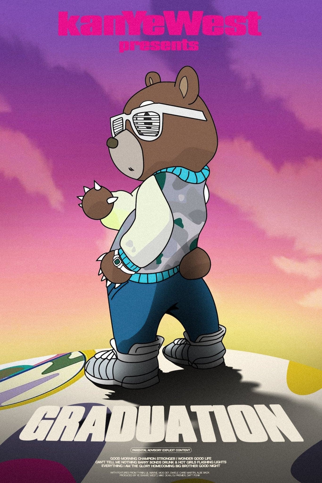 Kanye West 'Graduation Bear' Poster - Posters Plug