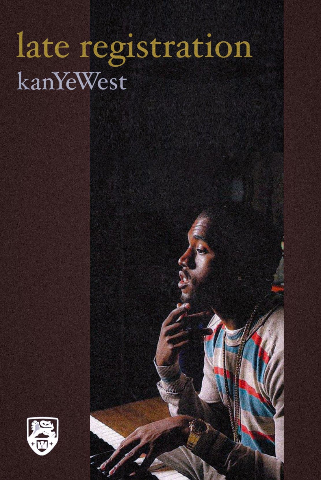 Kanye West 'Late Registration Crest' Poster - Posters Plug