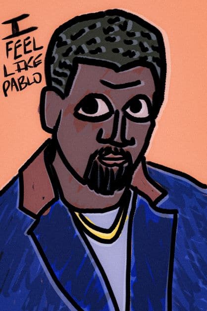 Kanye West 'Life of Pablo Picasso' Poster - Posters Plug