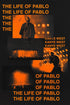 Kanye West 'TLOP' Black x Orange Poster - Posters Plug
