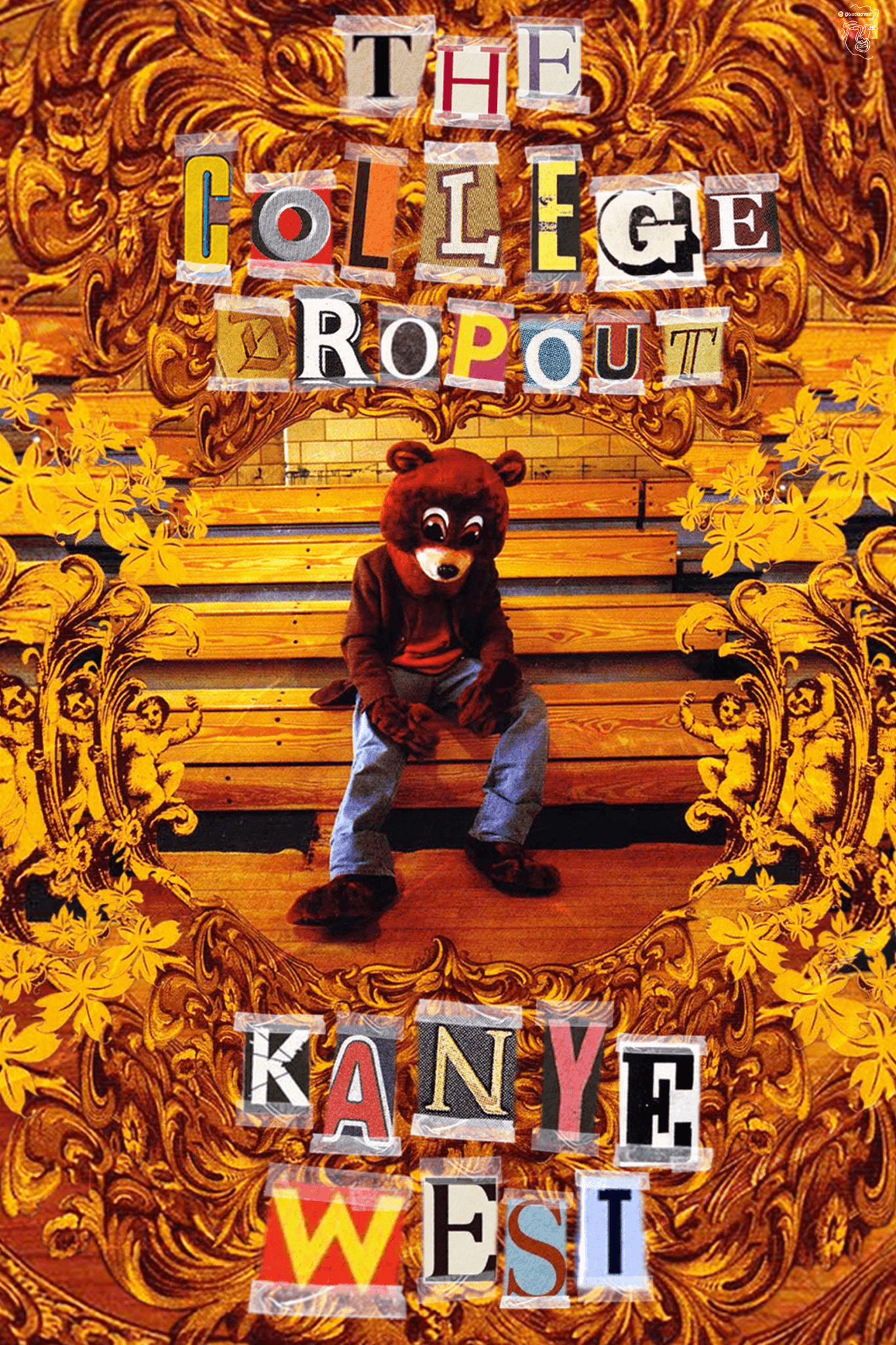 Kanye West x The College Dropout Poster - Posters Plug