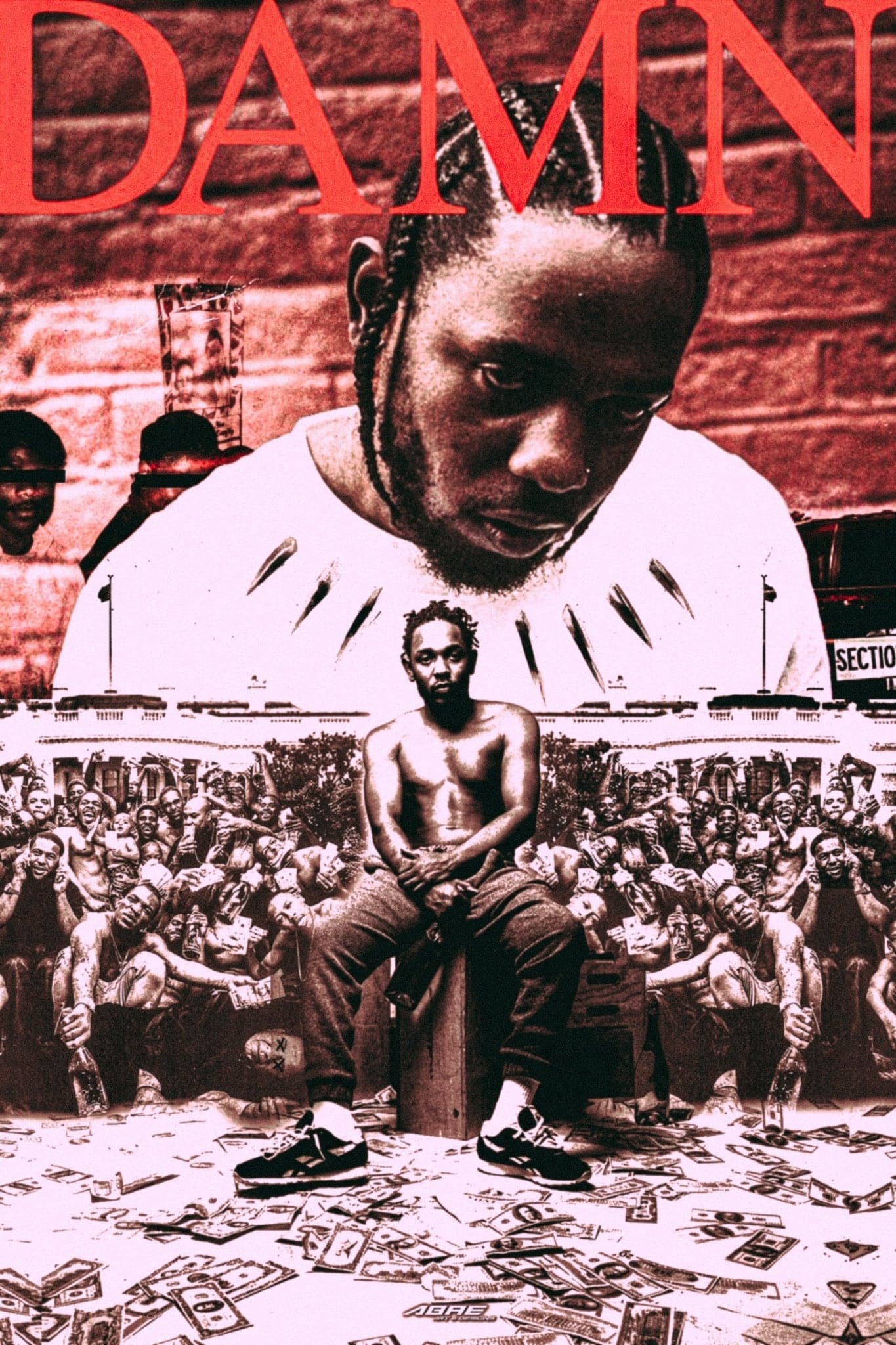 Kendrick Lamar ‘Damn Pimp’ Poster - Posters Plug