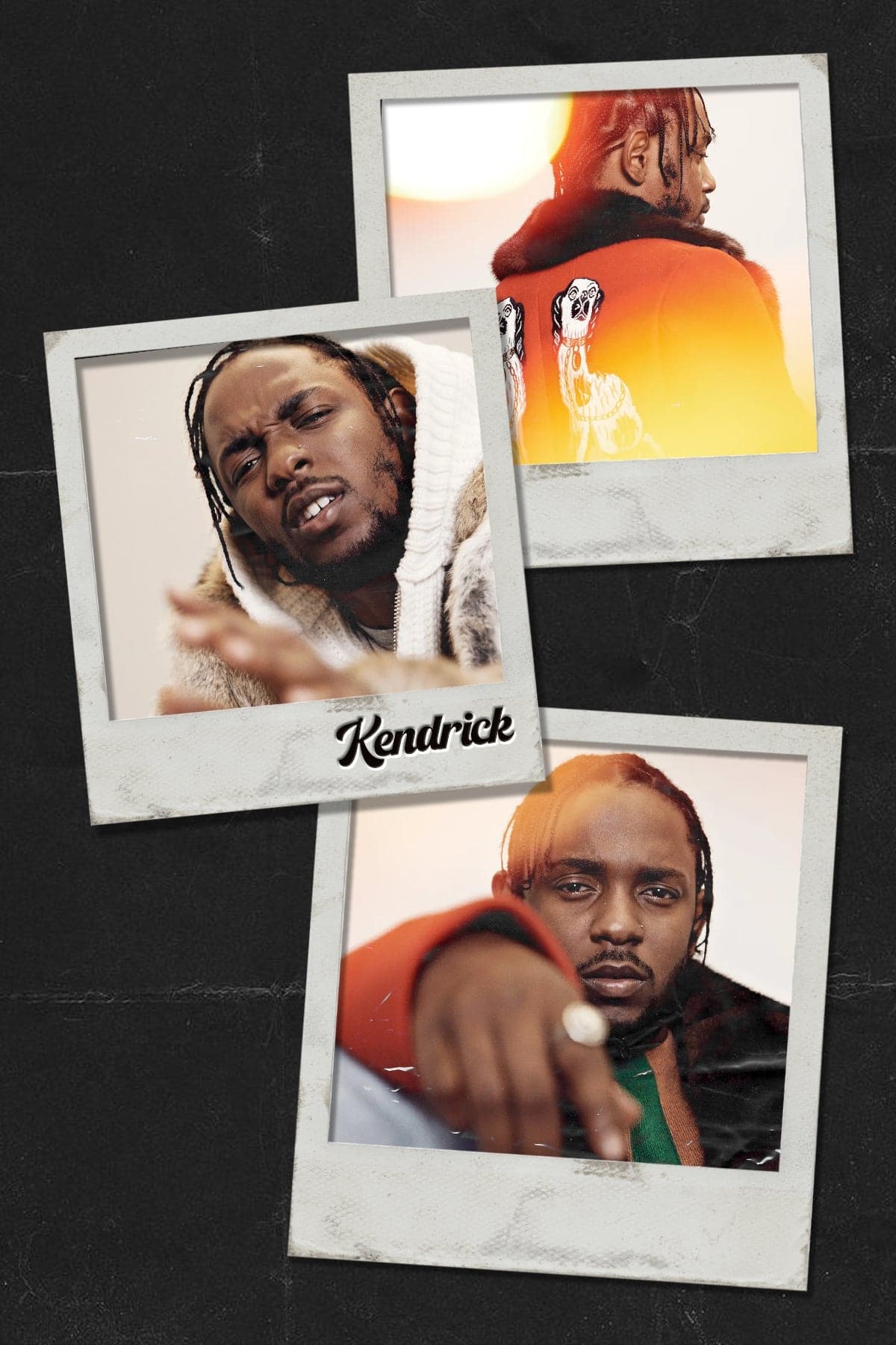 Kendrick Lamar 'Polaroid Collage' Poster - Posters Plug