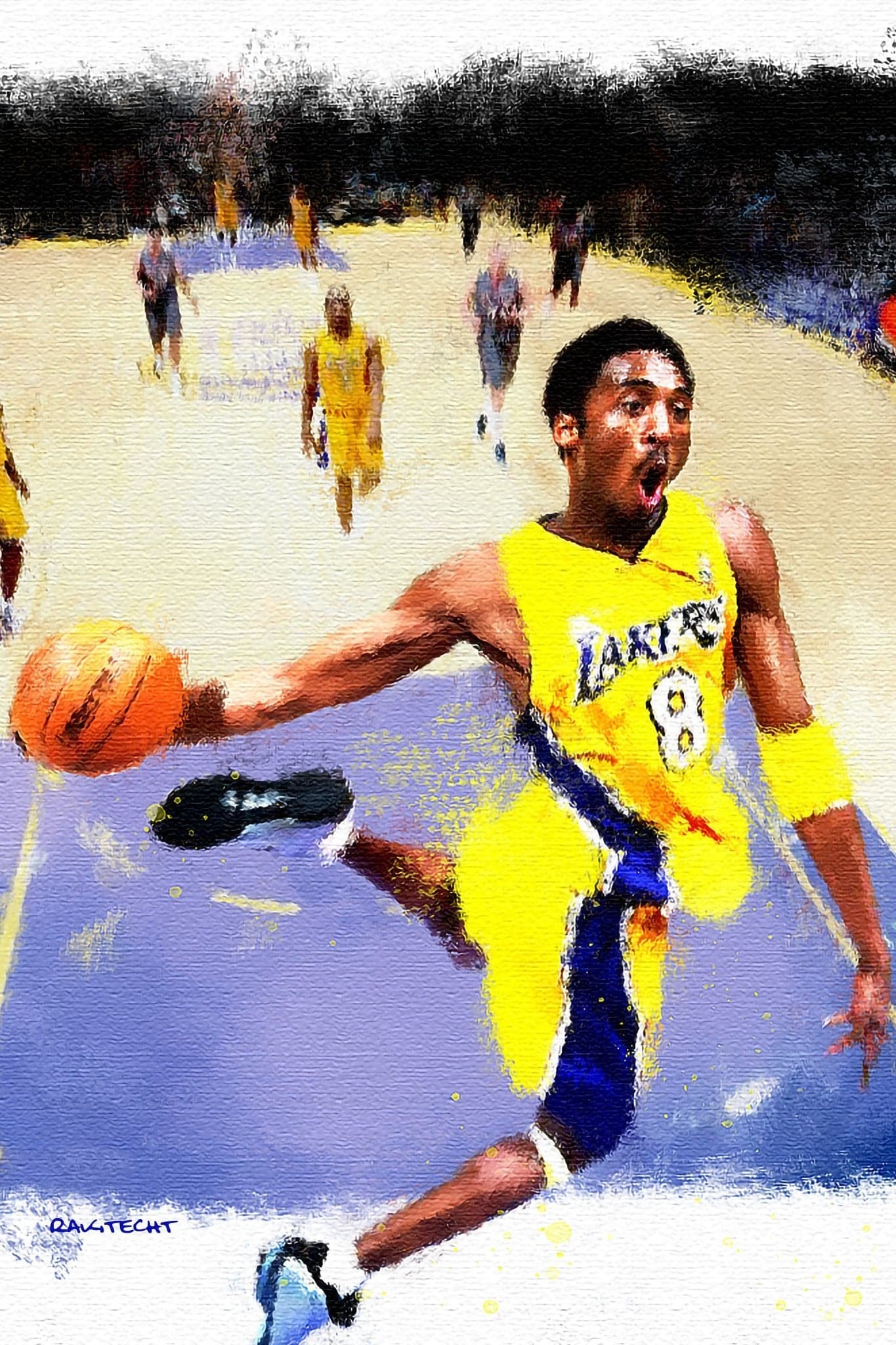 Kobe Bryant 'Dunk' Poster - Posters Plug