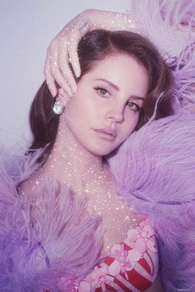 Lana Del Rey 'Violet Moon' Poster – Posters Plug