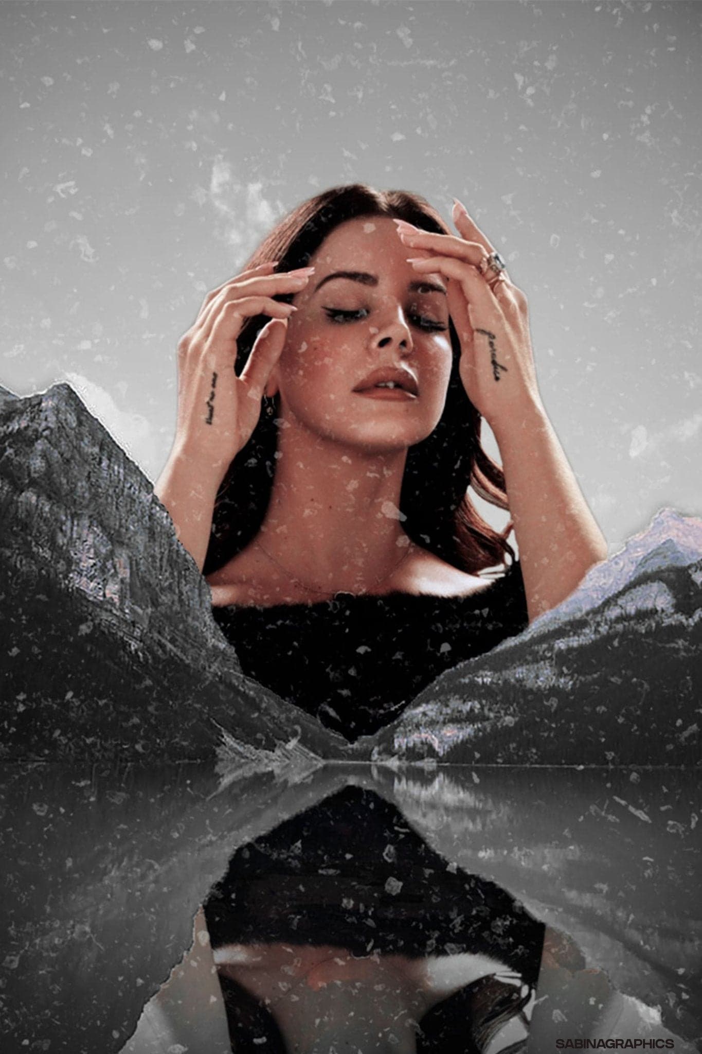 Lana Del Rey 'Snowfall' Poster - Posters Plug