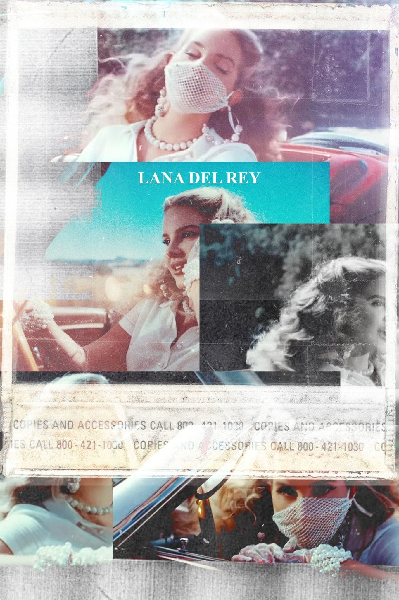 Lana Del Rey ‘Vintage Collage’ Poster - Posters Plug