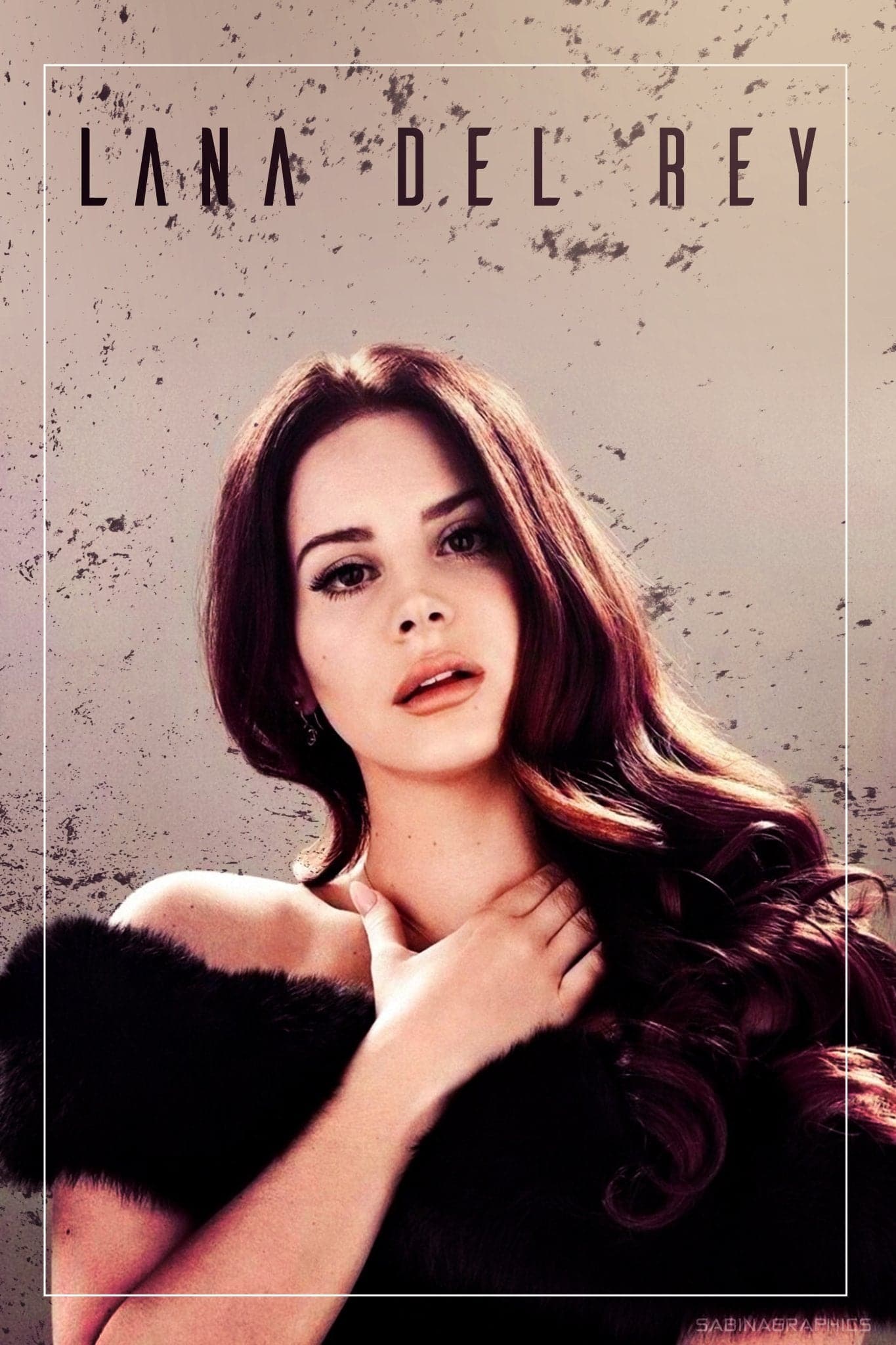 Lana Del Rey 'Vintage' Poster - Posters Plug