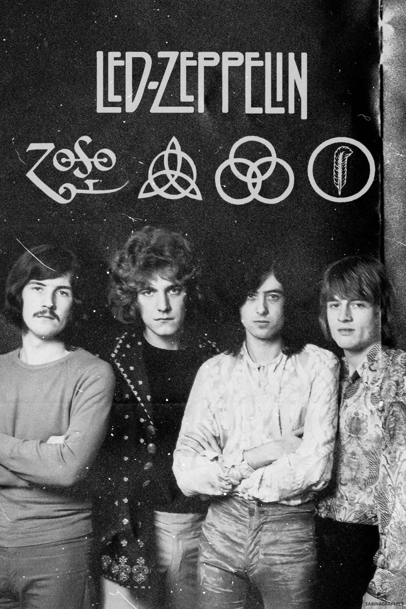 Led Zeppelin ‘Vintage’ Poster - Posters Plug