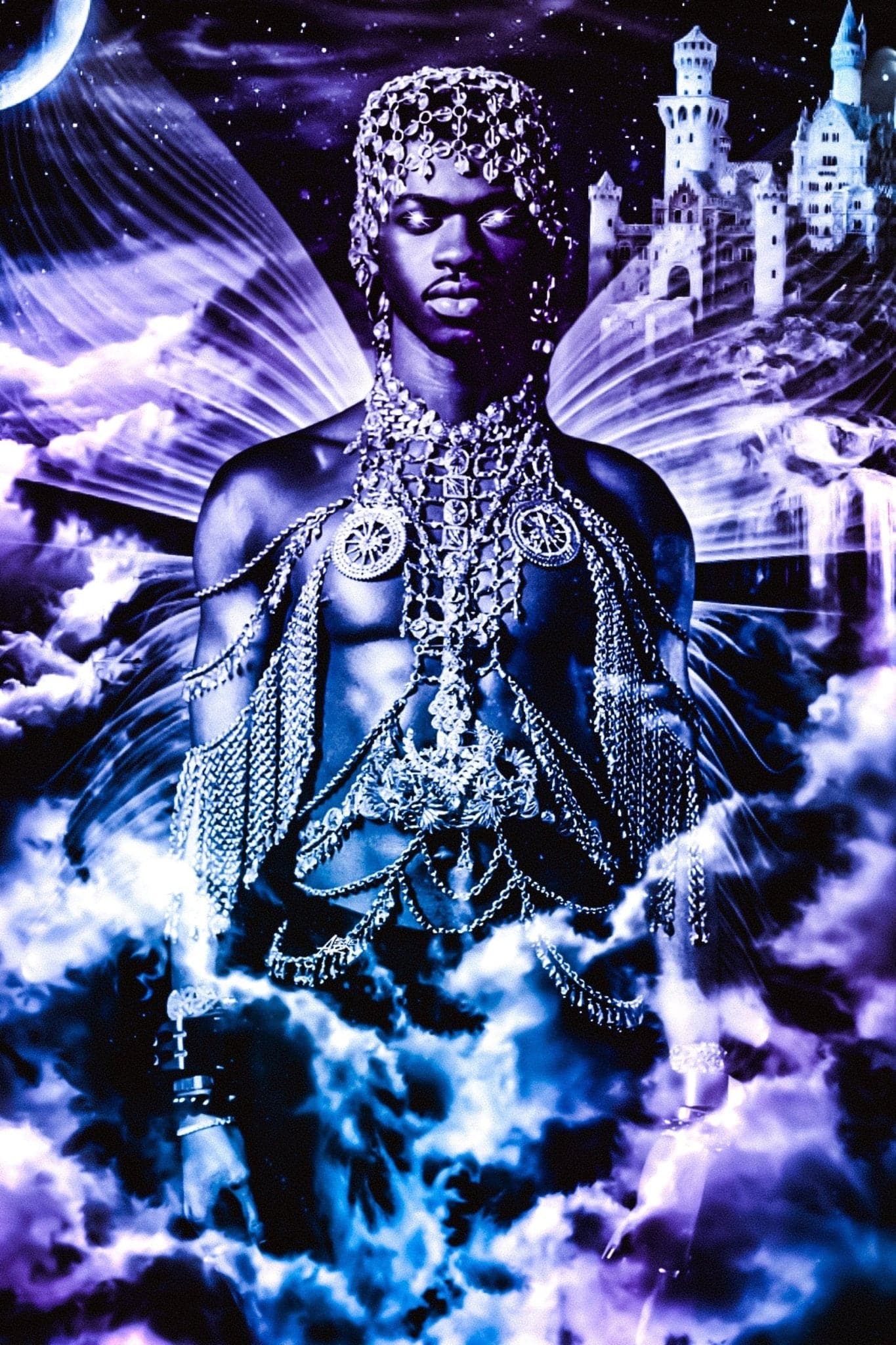 Lil Nas X 'Chains' Poster - Posters Plug