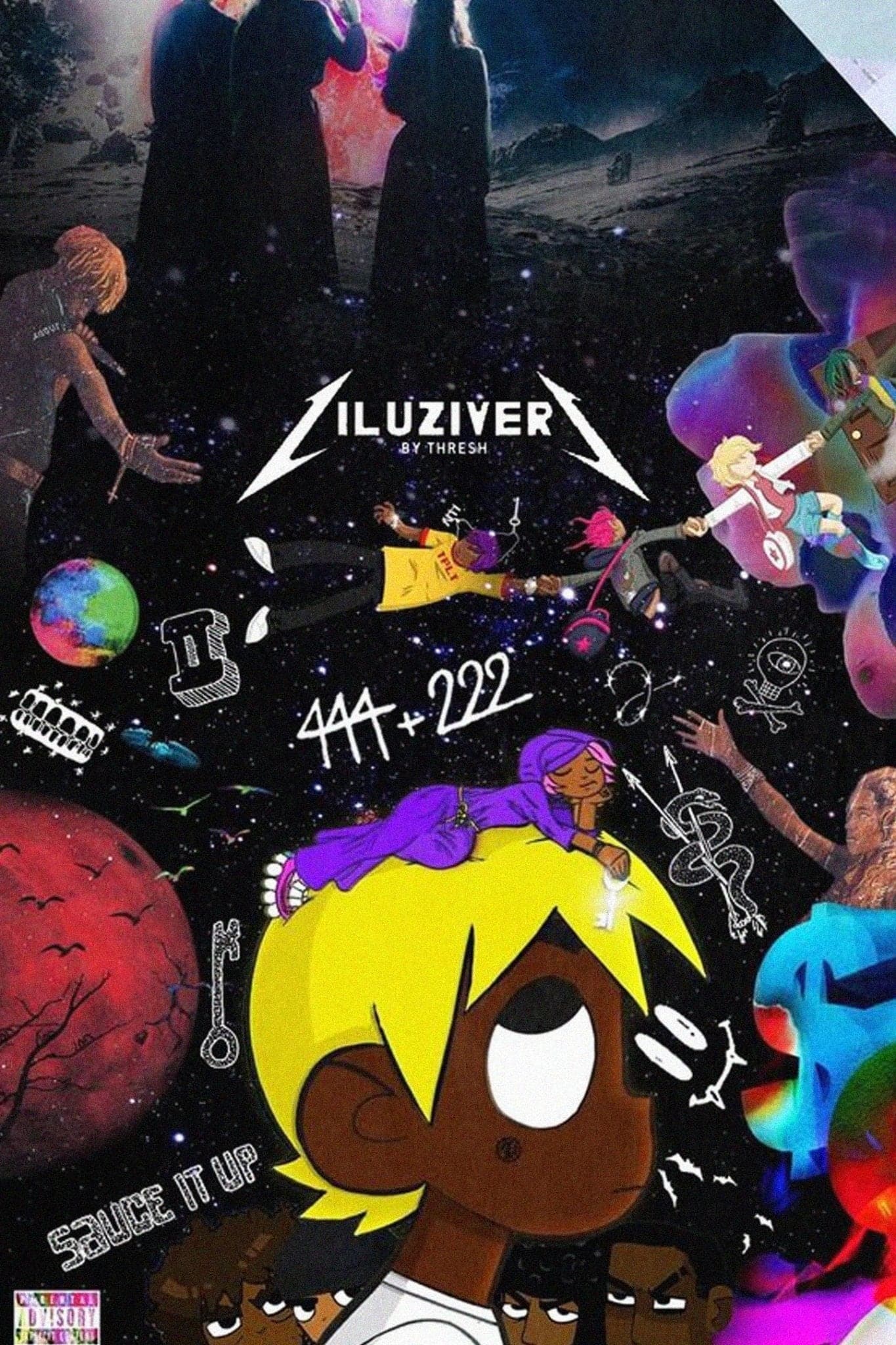 Lil Uzi Vert ‘Album Mashup’ Poster - Posters Plug