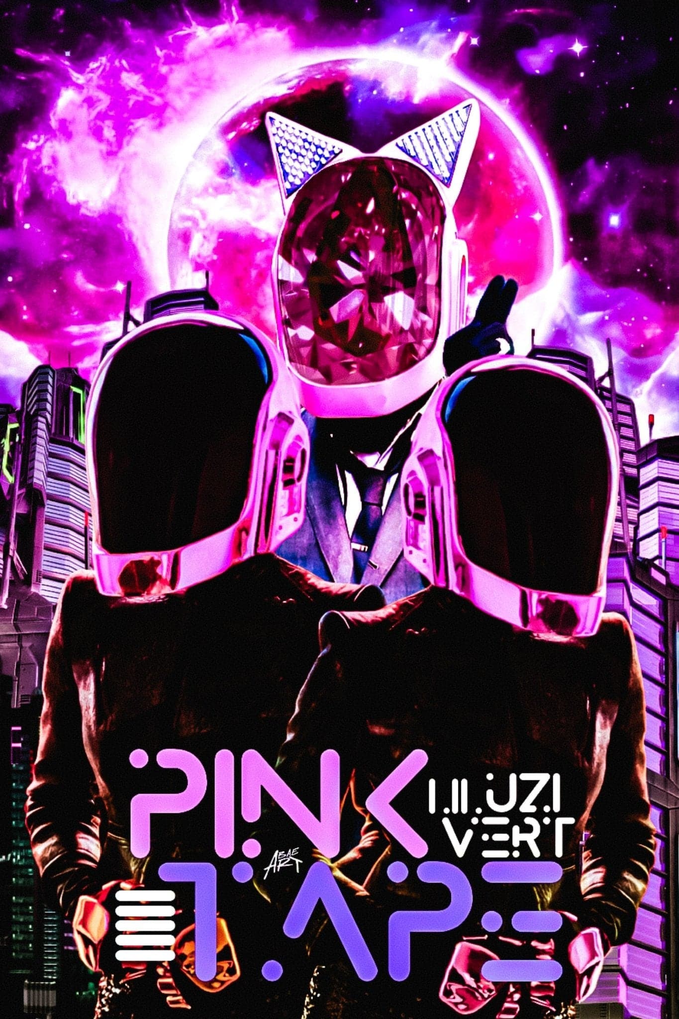 Lil Uzi Vert 'Pink Tape Retro' Poster. - Posters Plug