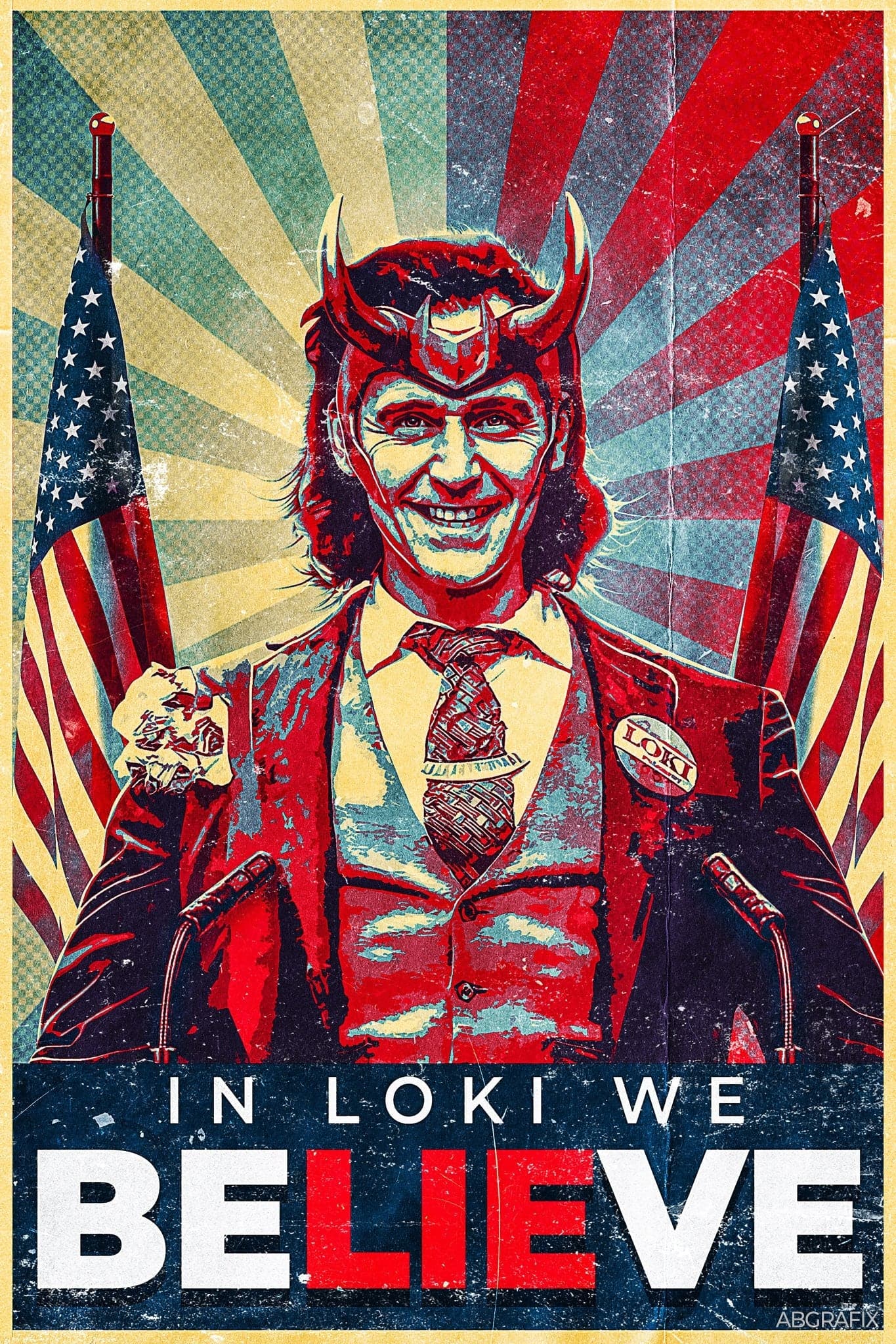 Loki ‘For President’ Poster - Posters Plug