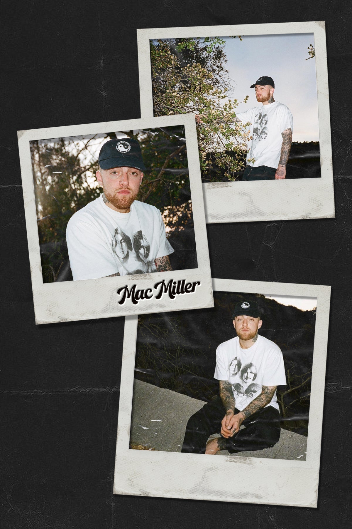 Mac Miller 'Polaroid Collage' Poster - Posters Plug