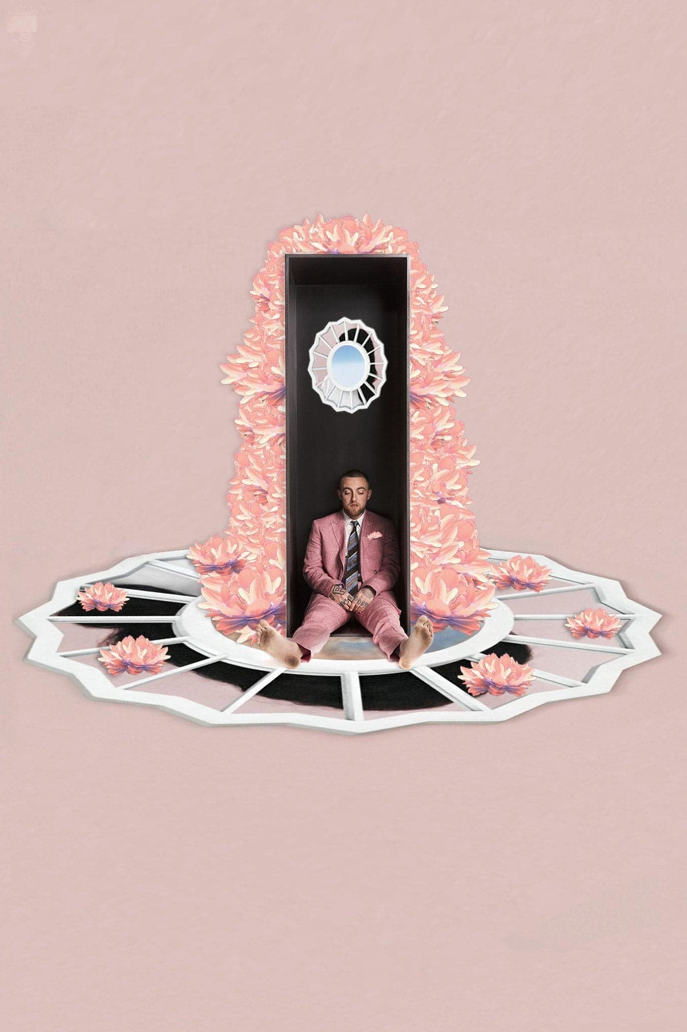 Mac Miller 'Swimming x Divine Feminine Water Lily Shrine' Poster - Posters Plug