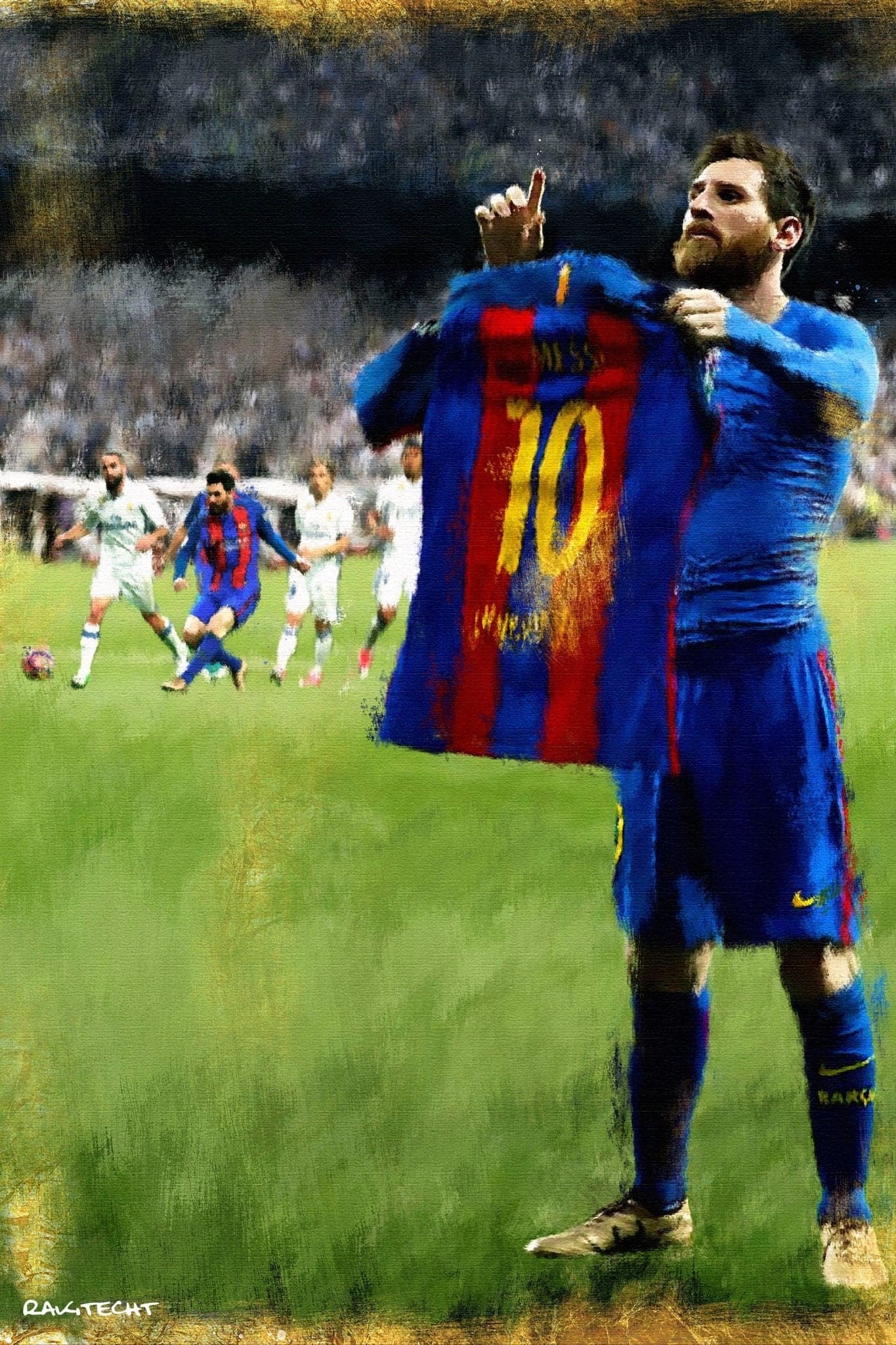 Messi 'Barca" Poster - Posters Plug