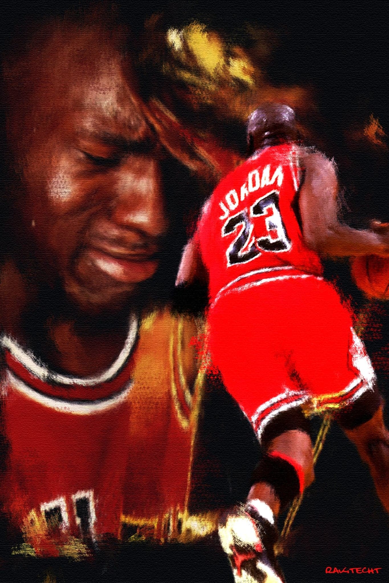 Michael Jordan ‘First Of The Dynasty’ Poster - Posters Plug