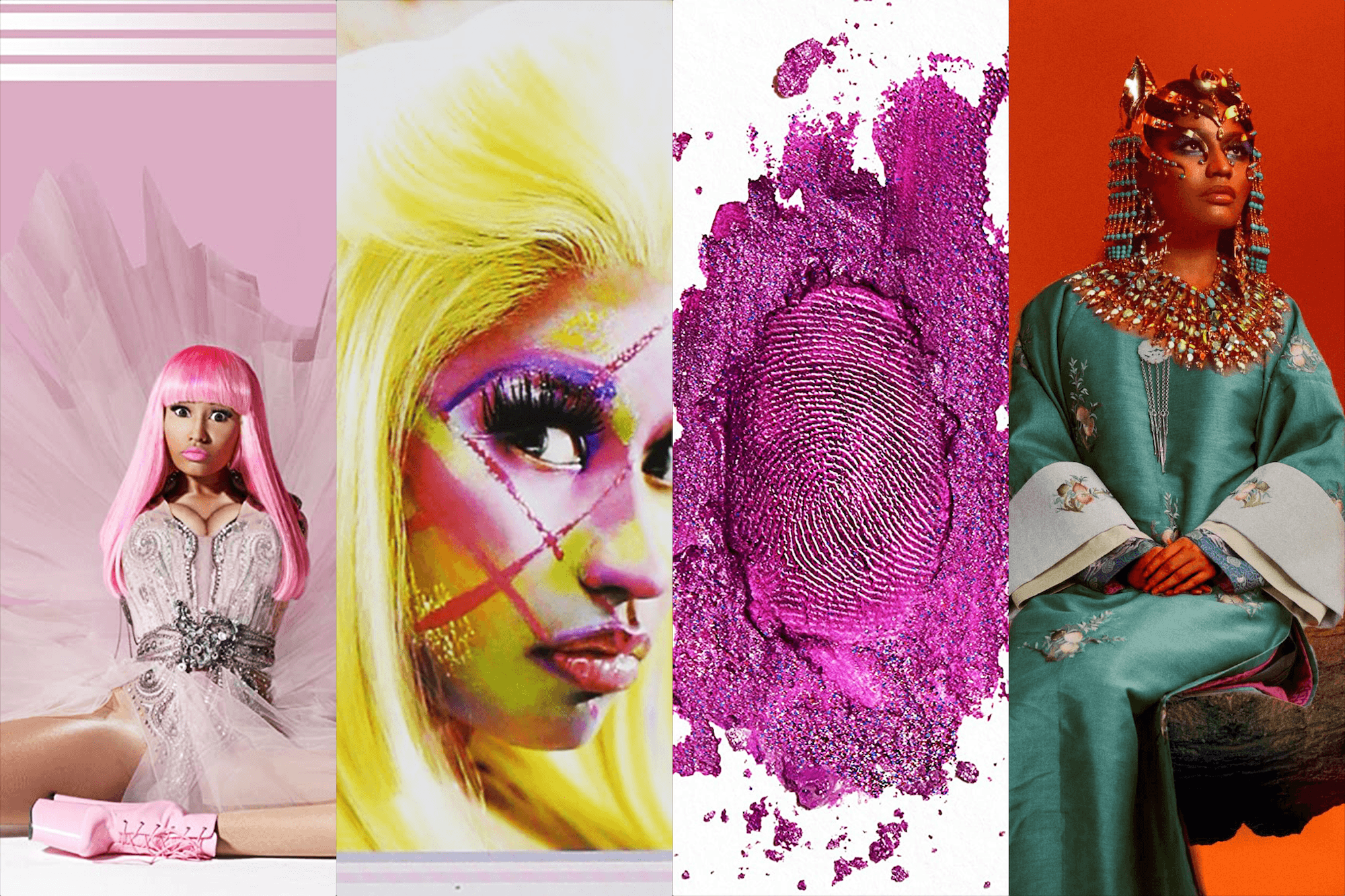 Nicki Minaj 'Discography Collage' Poster - Posters Plug