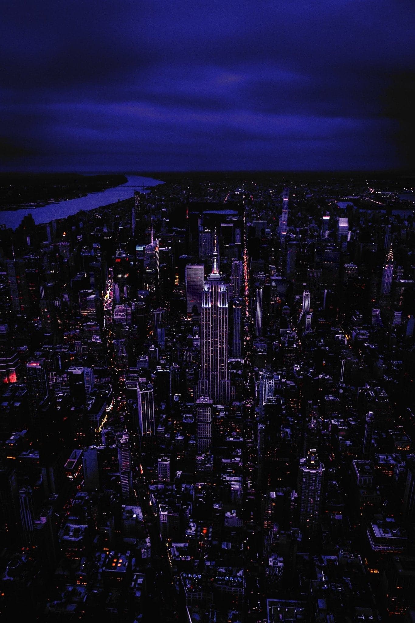 NYC ‘Purple Skyfall’ Poster - Posters Plug