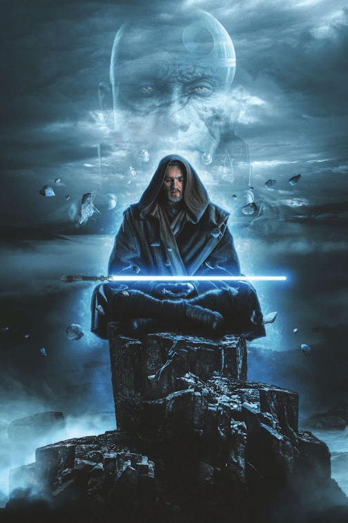 Obi Wan Kenobi 'Meditate' Poster - Posters Plug