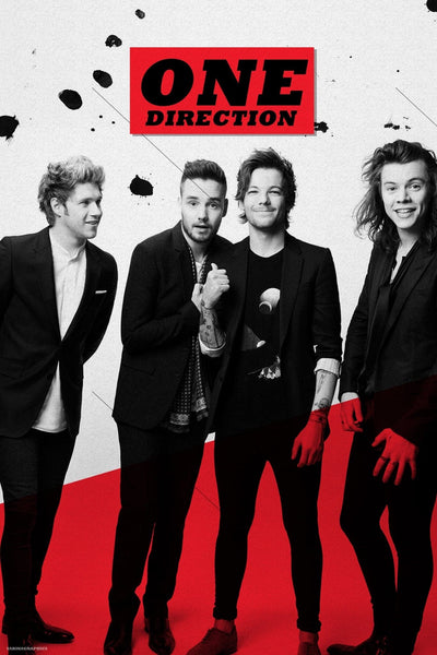 One Direction Logo Red And White