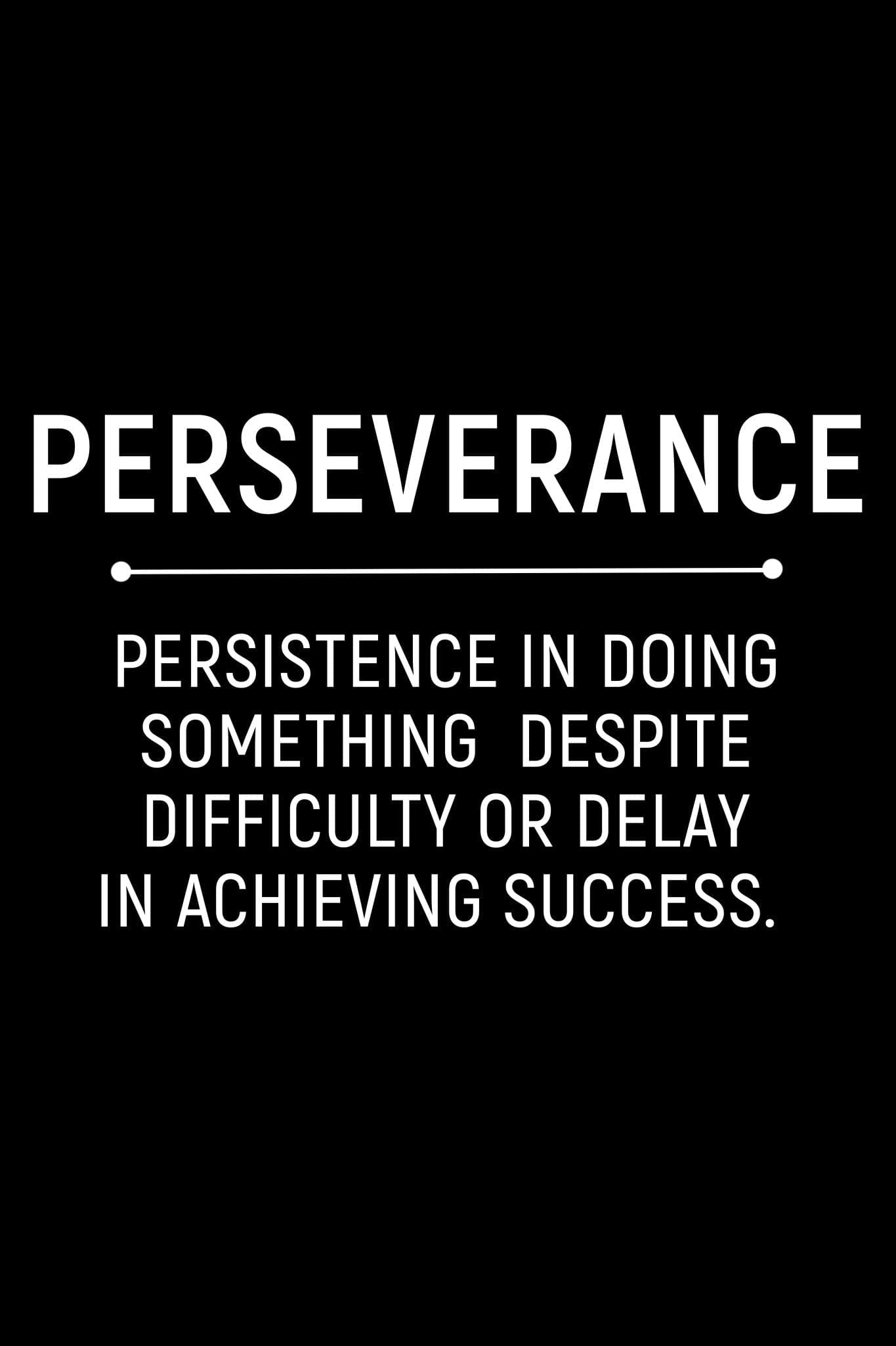 ‘PERSEVERANCE’ Poster - Posters Plug