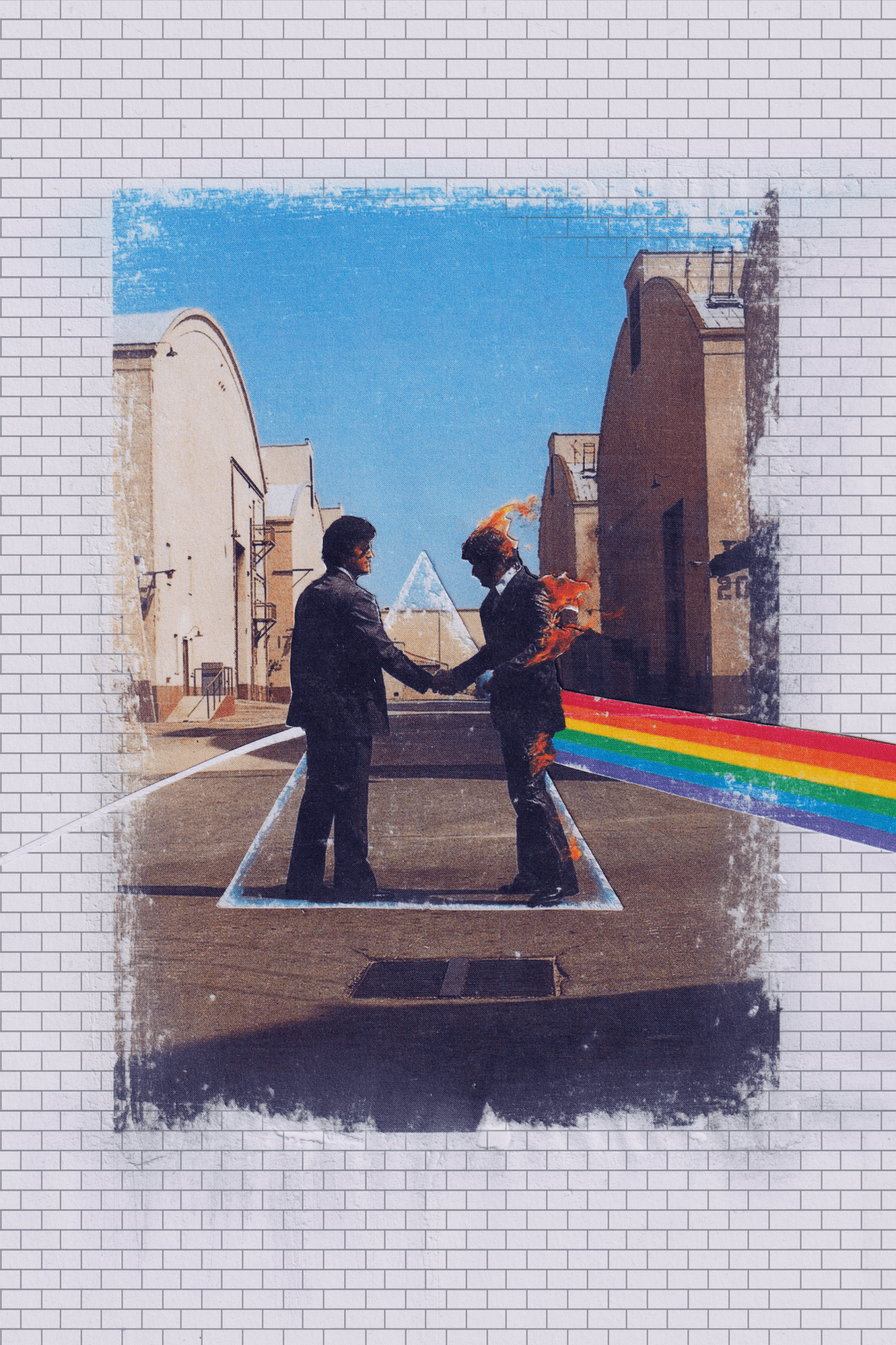 Pink Floyd 'Handshake' Poster - Posters Plug